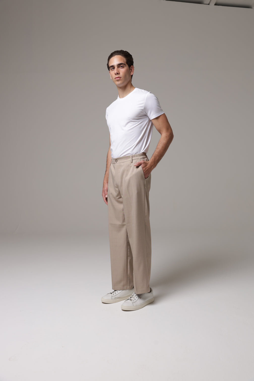 Pantalone Tailored a Gamba Dritta