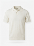 Polo in Misto Lino a Maglia Rasata