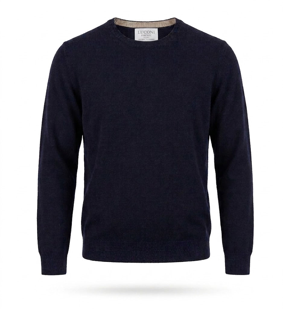 Girocollo in lana e cashmere Premium