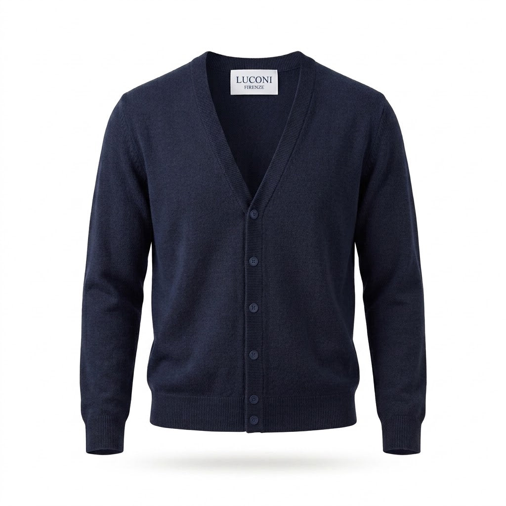 Cardigan in maglia con bottoni