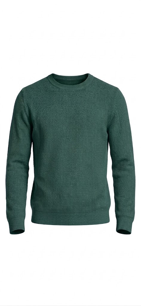 Maglia nido d’ape misto lana