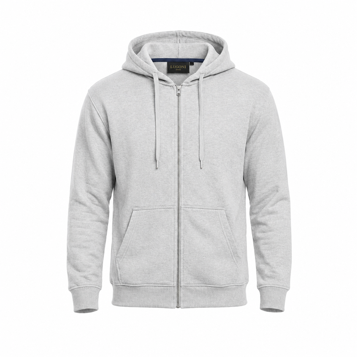 Felpa con zip e Cappuccio
