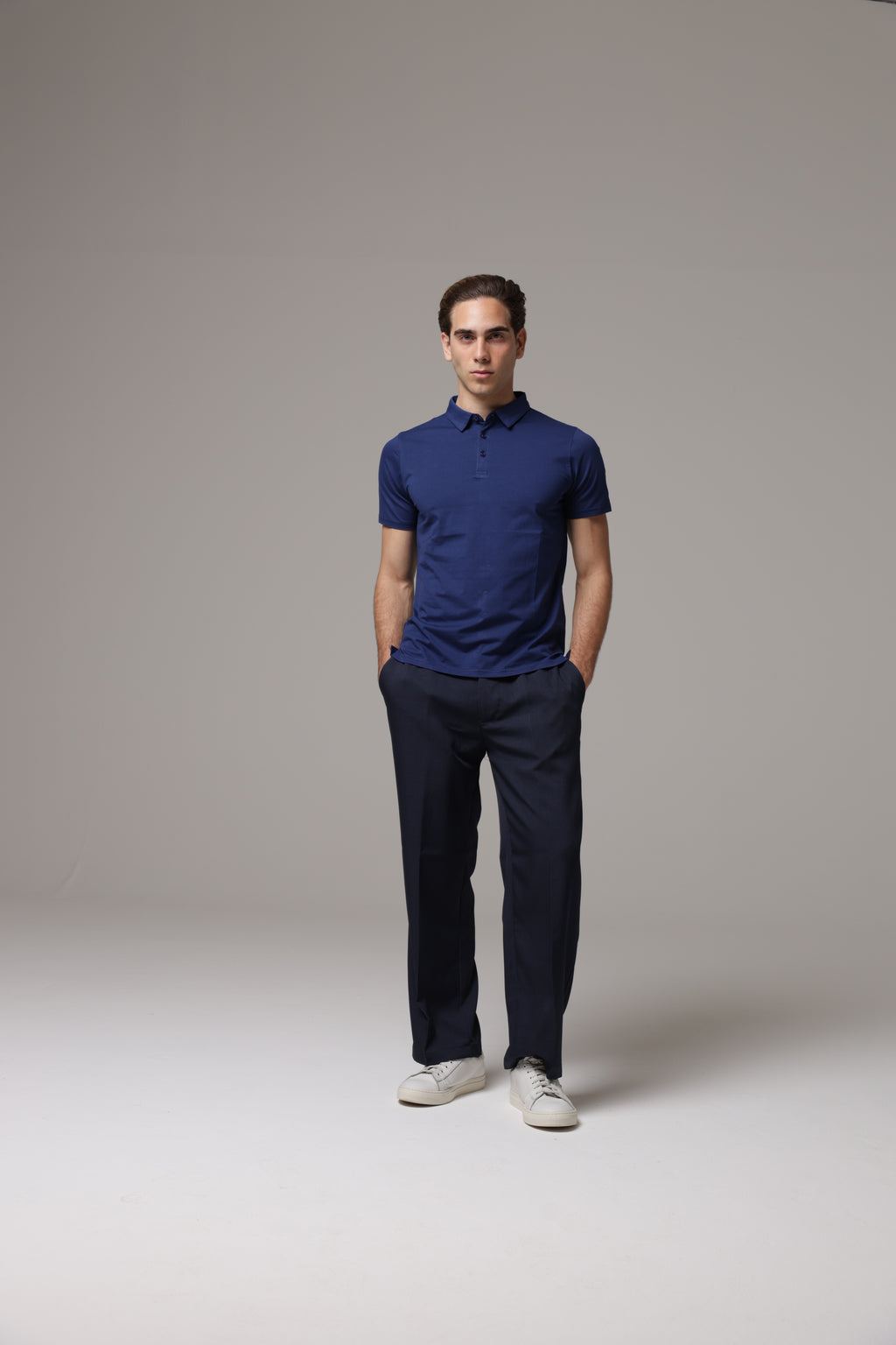Pantalone Tailored a Gamba Dritta