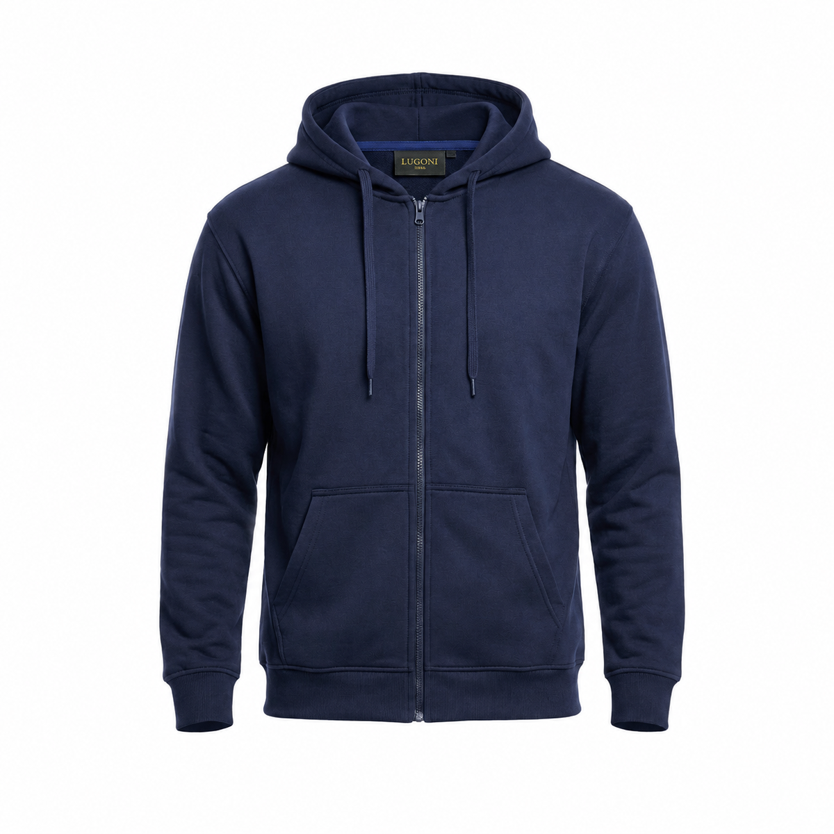 Felpa con zip e Cappuccio