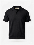 Polo in Misto Lino a Maglia Rasata