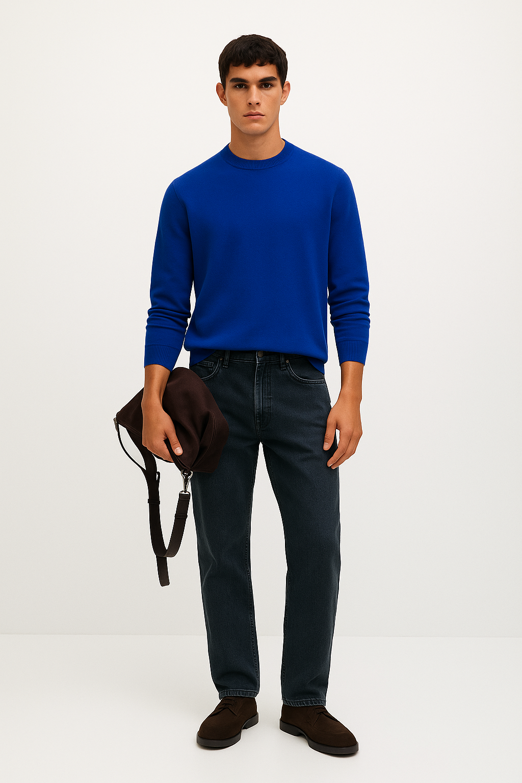 Girocollo in misto Cashmere