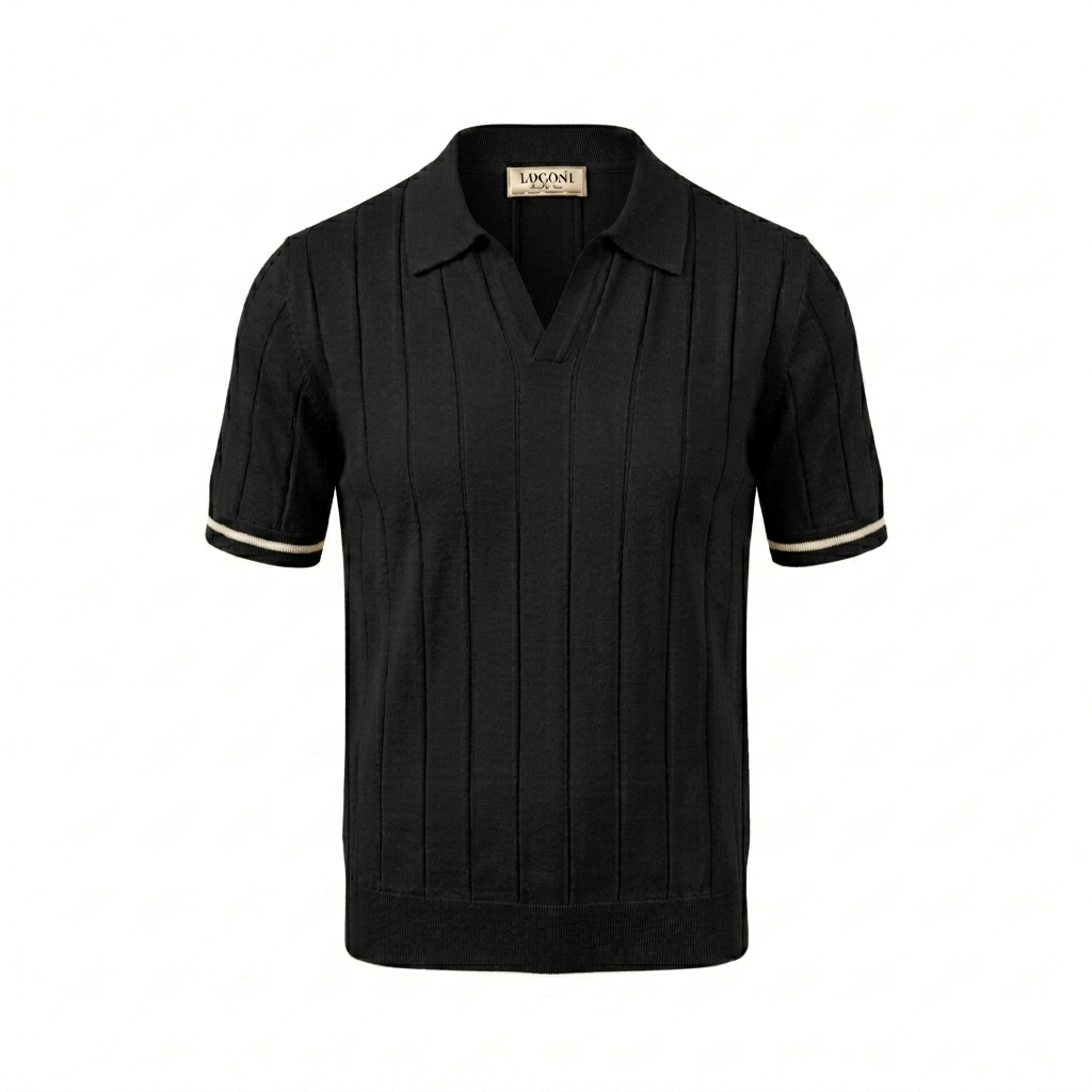 Polo in Maglia a Coste