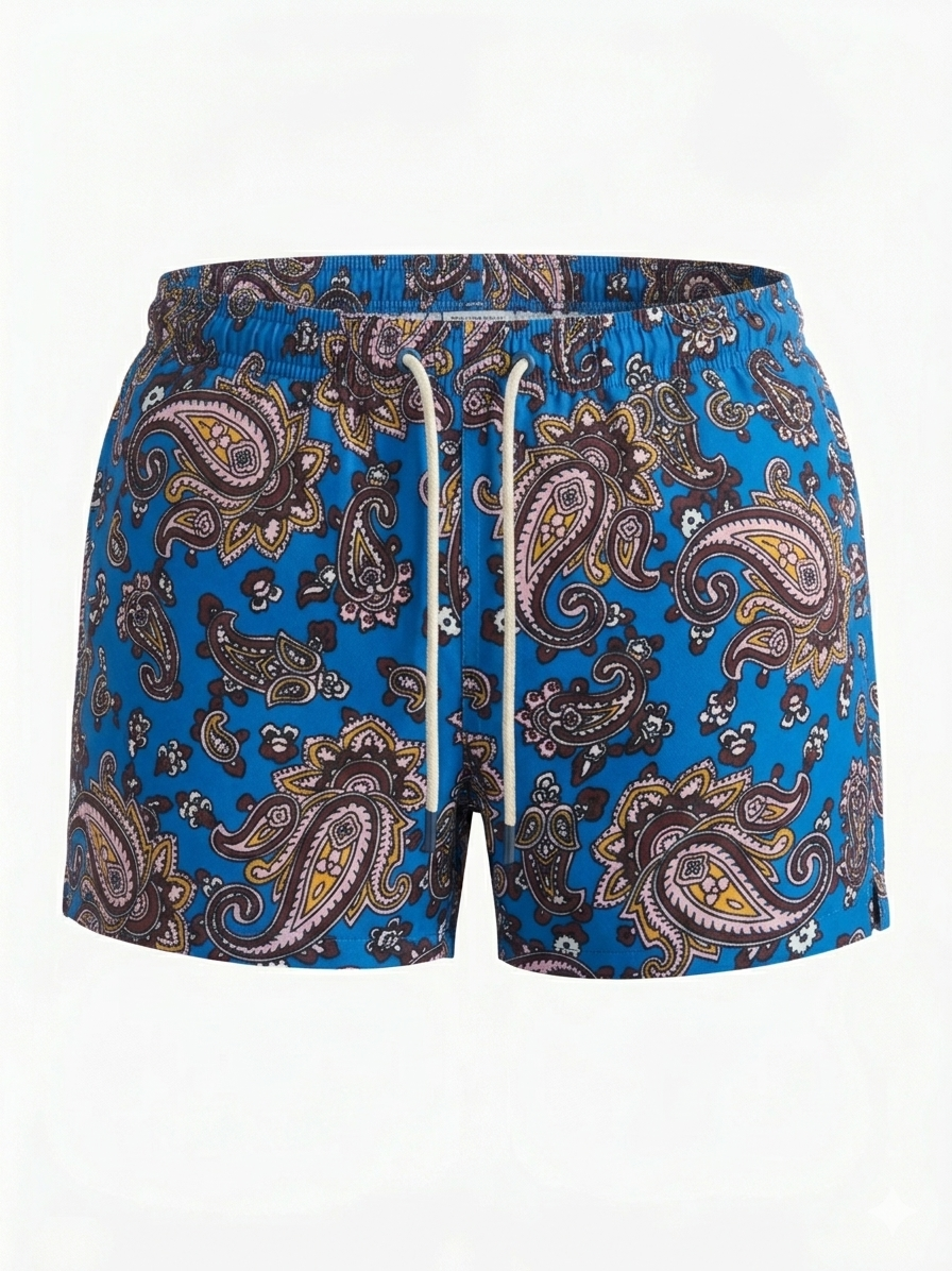 Costume da Bagno Uomo Fantasia Paisley