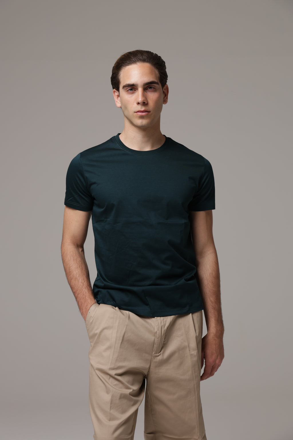 T-shirt in Filo di scozia