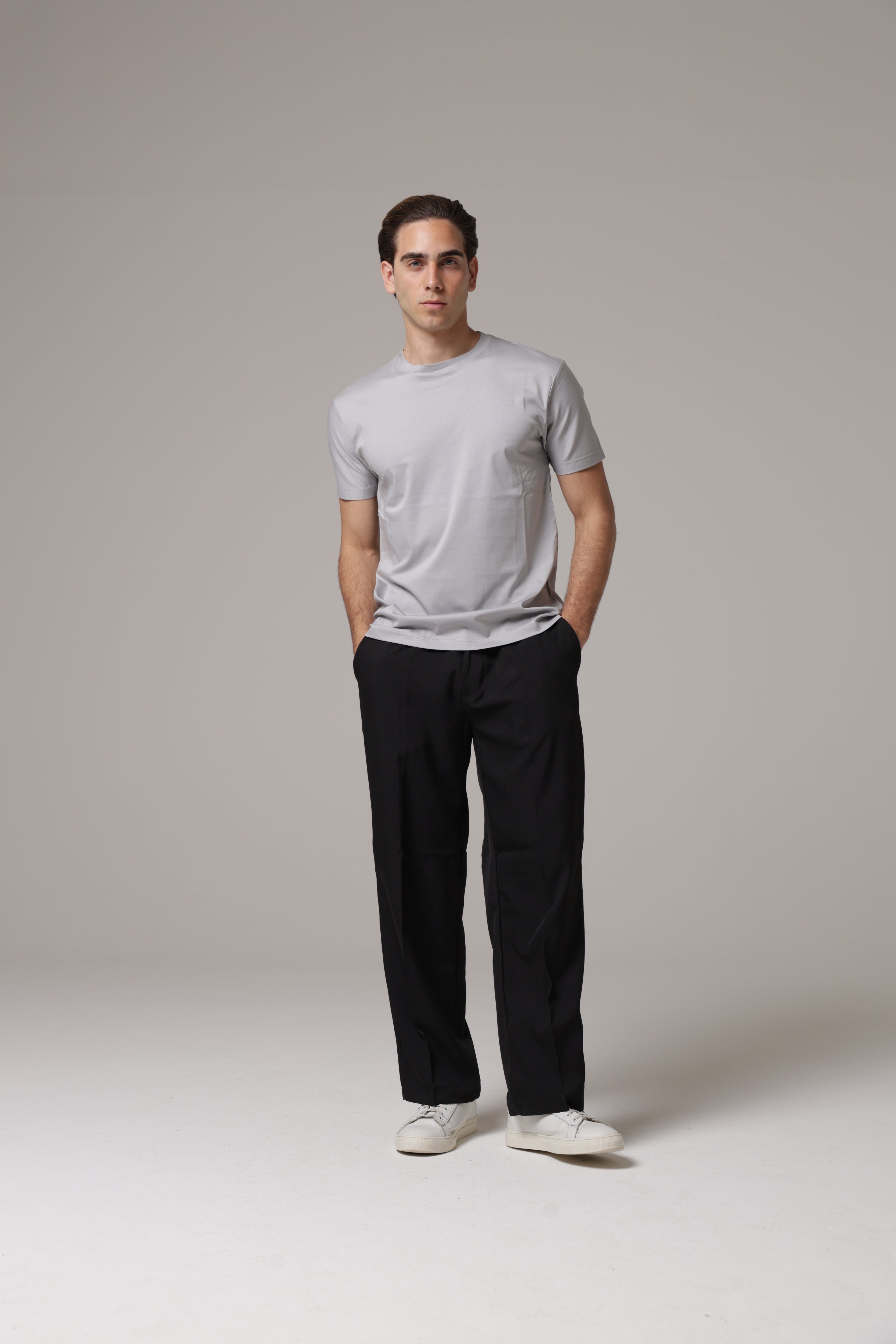 T-Shirt in tessuto di Scozia Premium