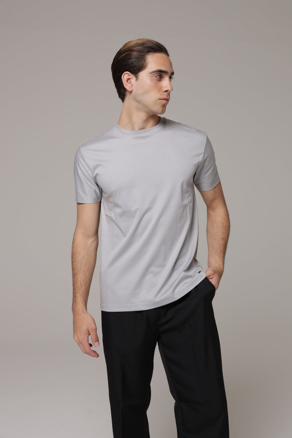 T-Shirt in tessuto di Scozia Premium