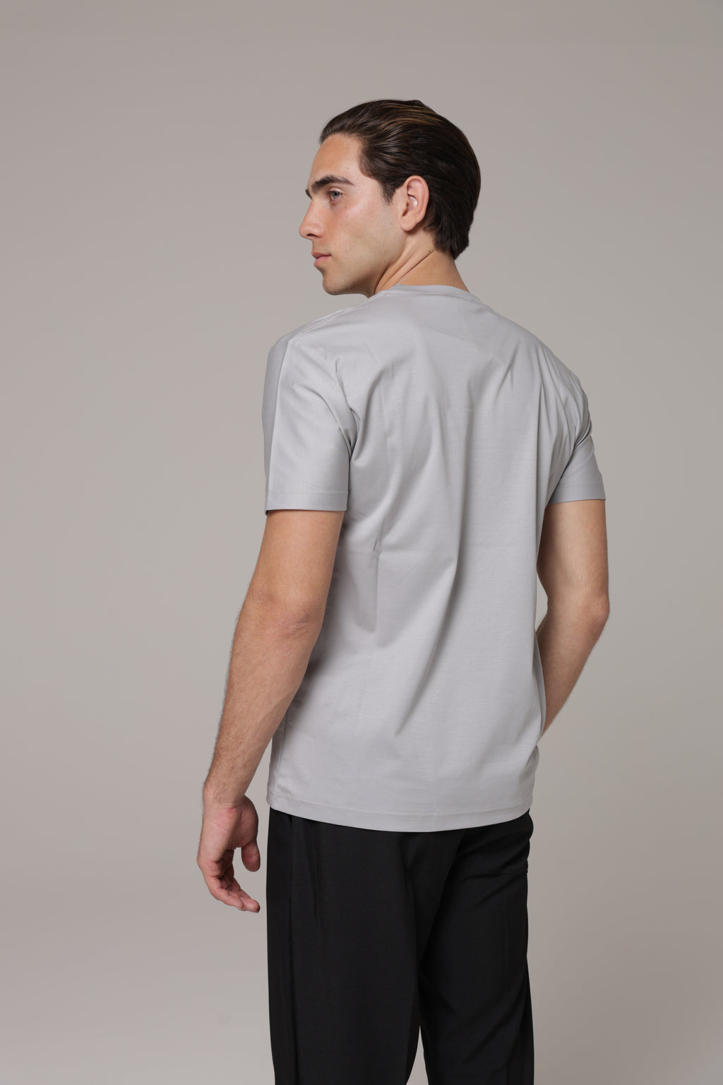 T-Shirt in tessuto di Scozia Premium
