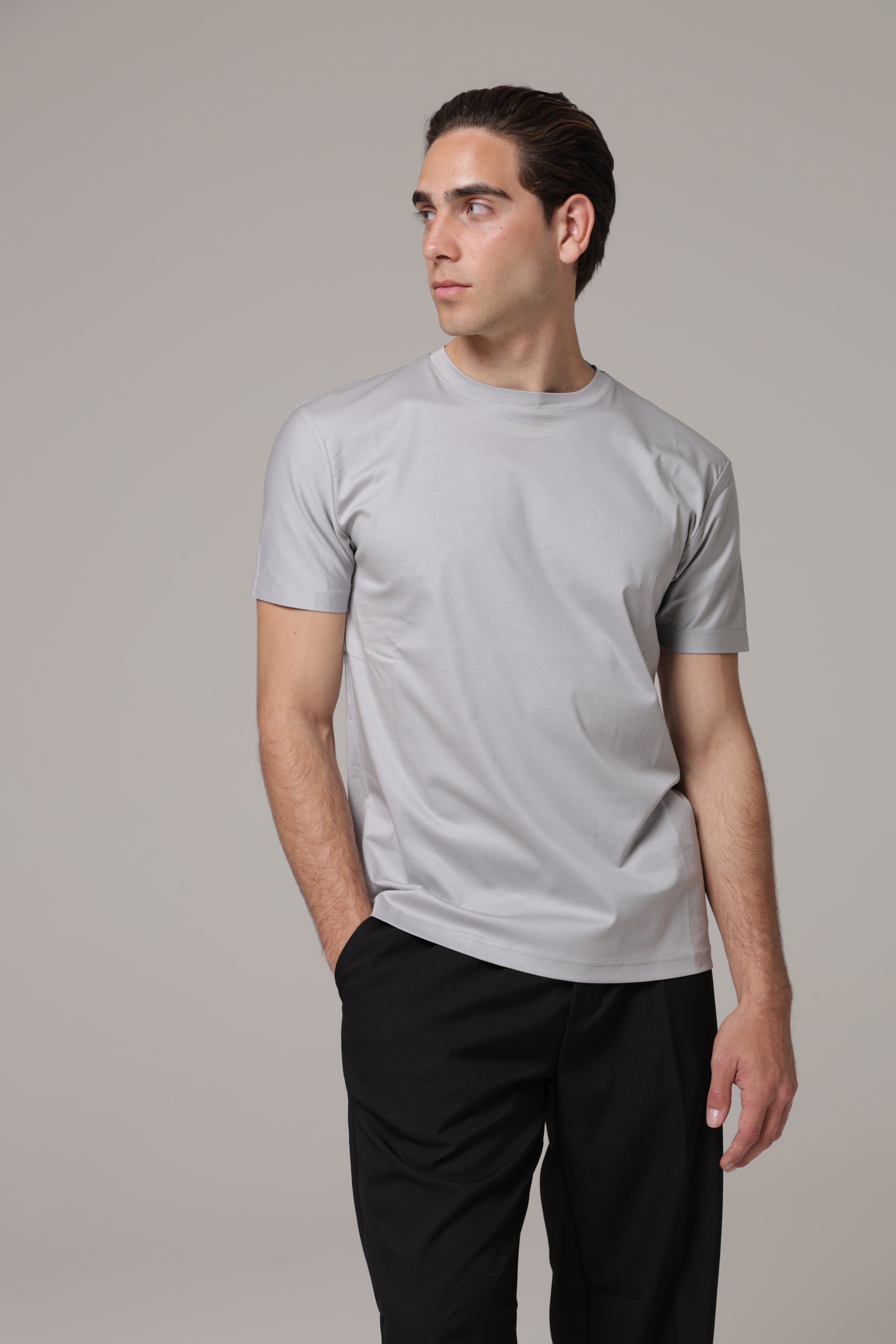 T-Shirt in tessuto di Scozia Premium