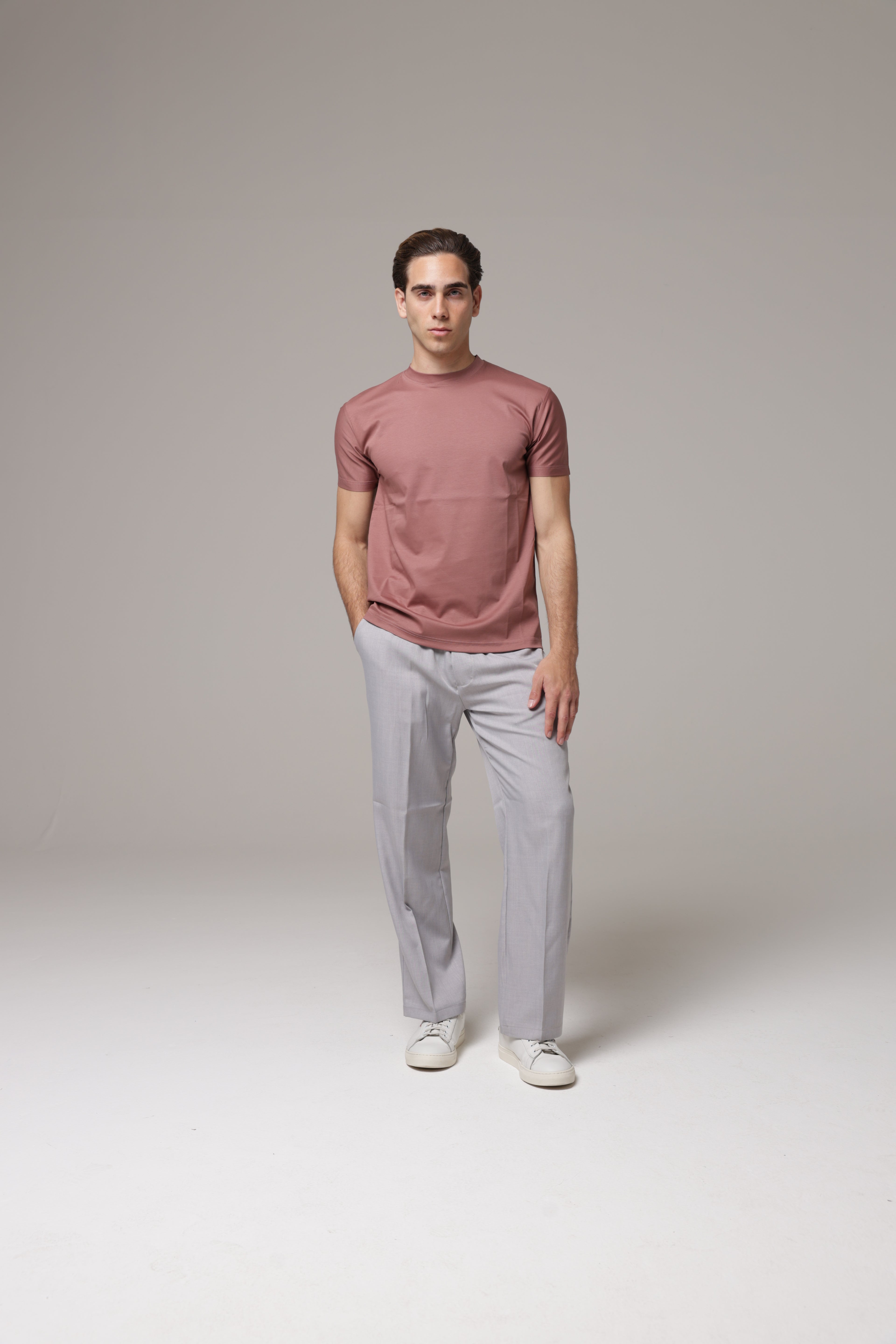 T-Shirt in tessuto di Scozia Premium
