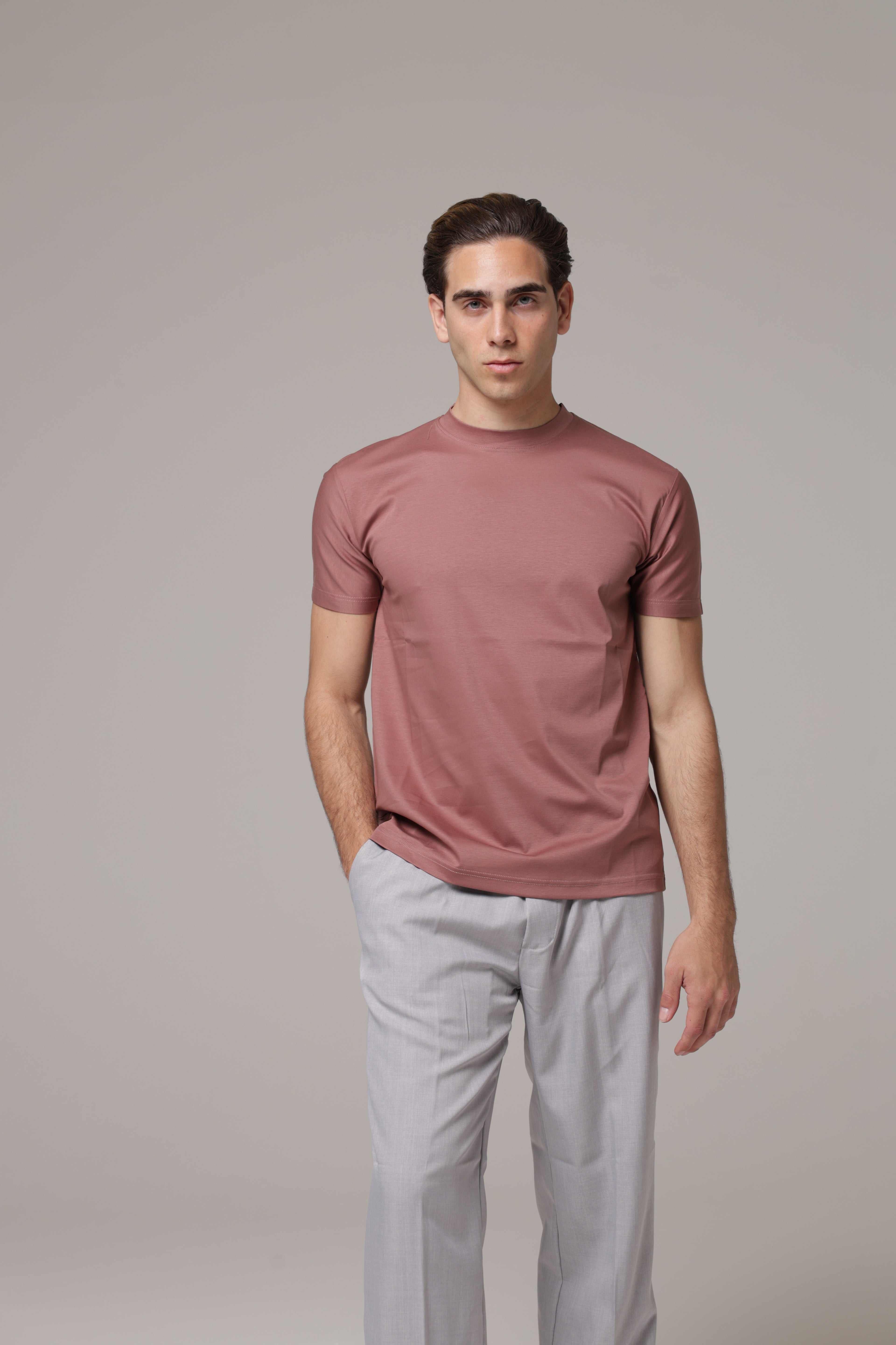 T-Shirt in tessuto di Scozia Premium