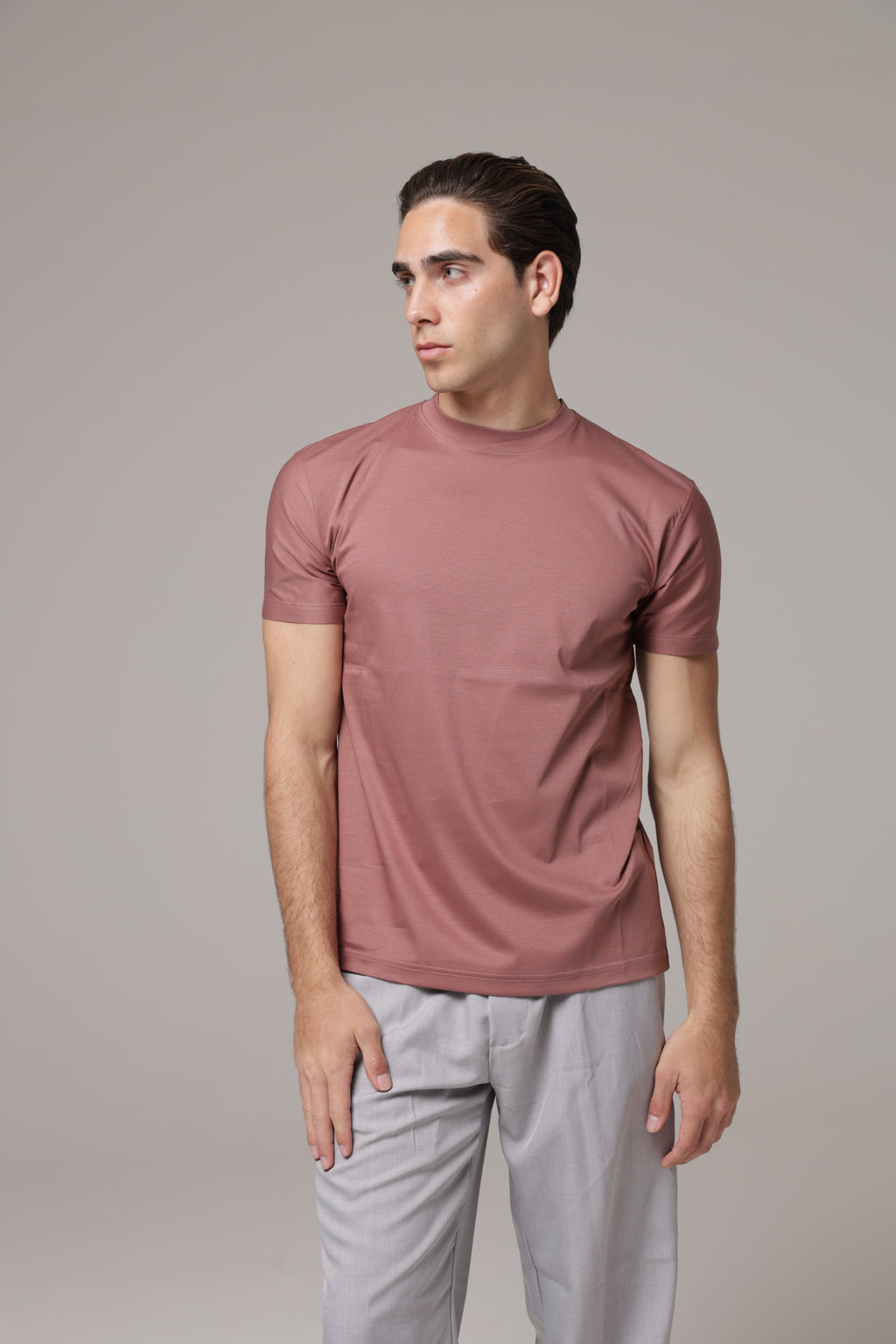 T-Shirt in tessuto di Scozia Premium