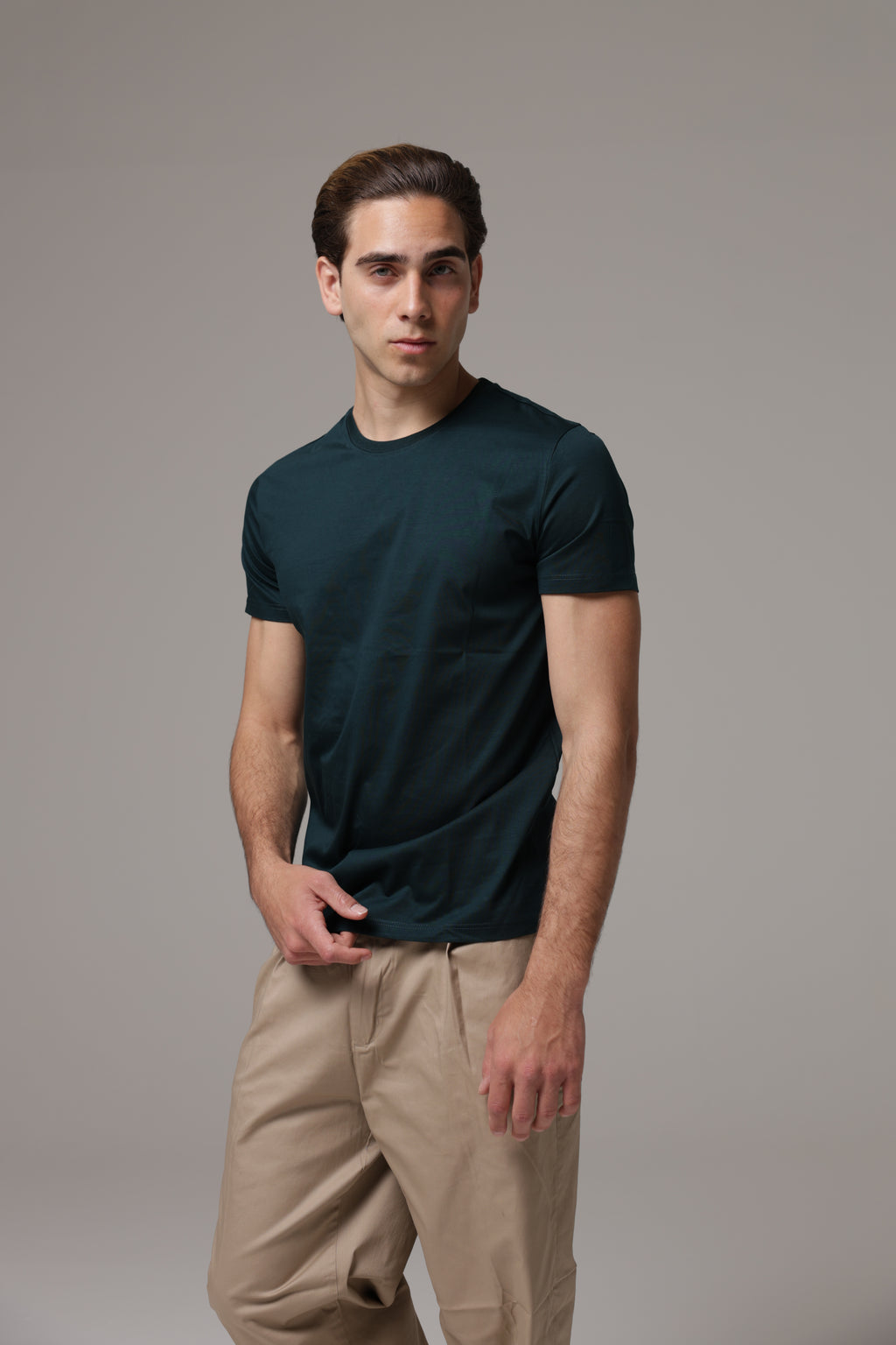 T-shirt in Filo di scozia