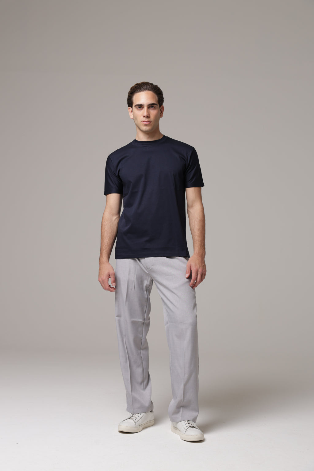 T-Shirt in tessuto di Scozia Premium