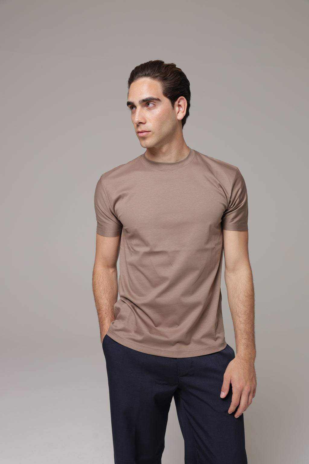T-Shirt in tessuto di Scozia Premium