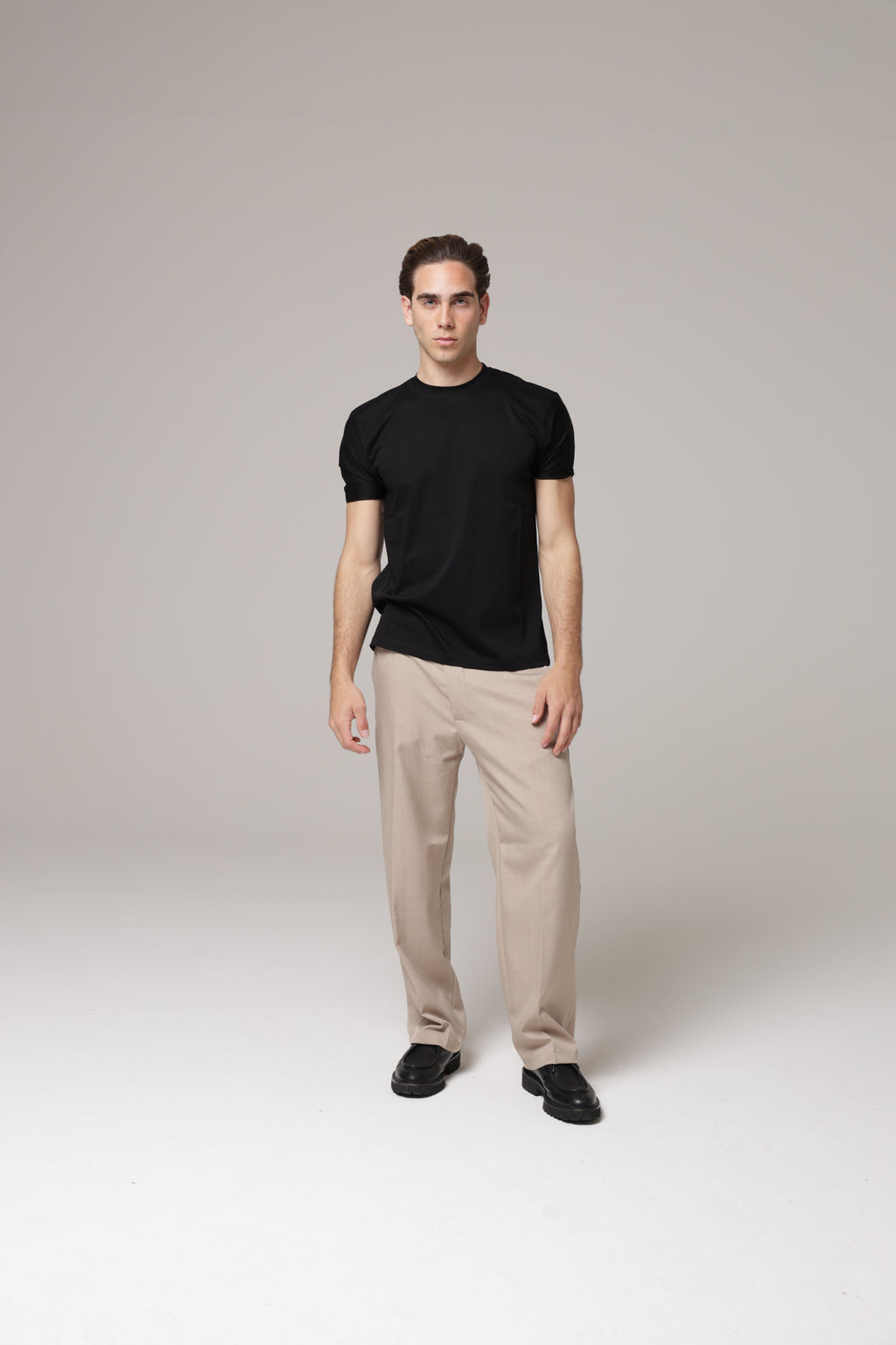 T-Shirt in tessuto di Scozia Premium