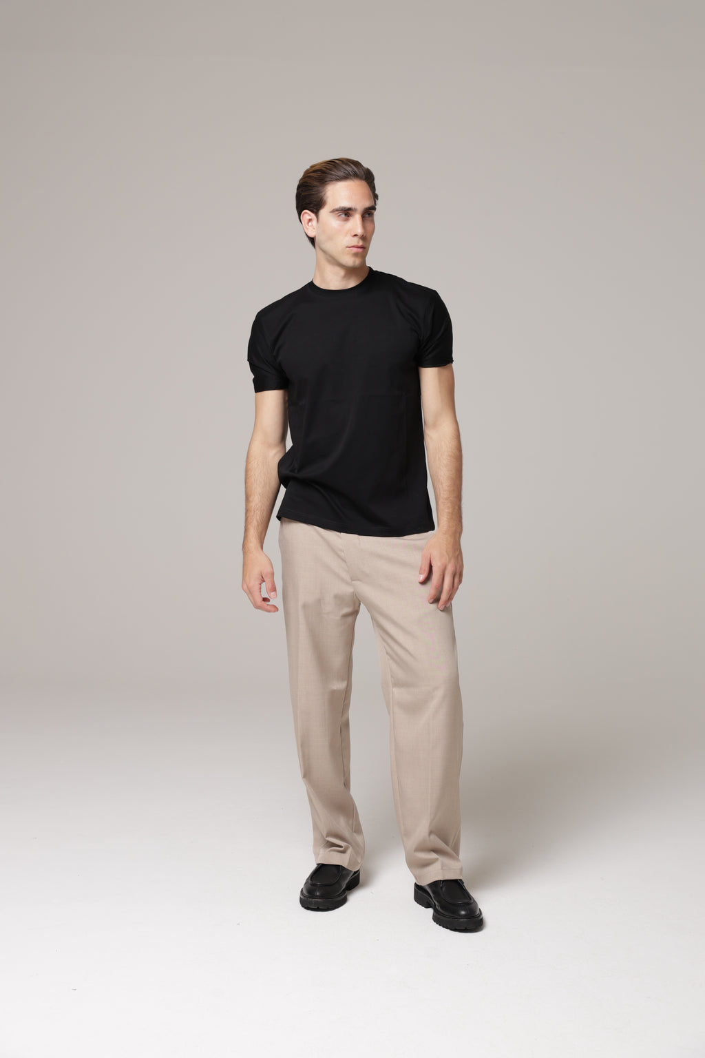 T-Shirt in tessuto di Scozia Premium
