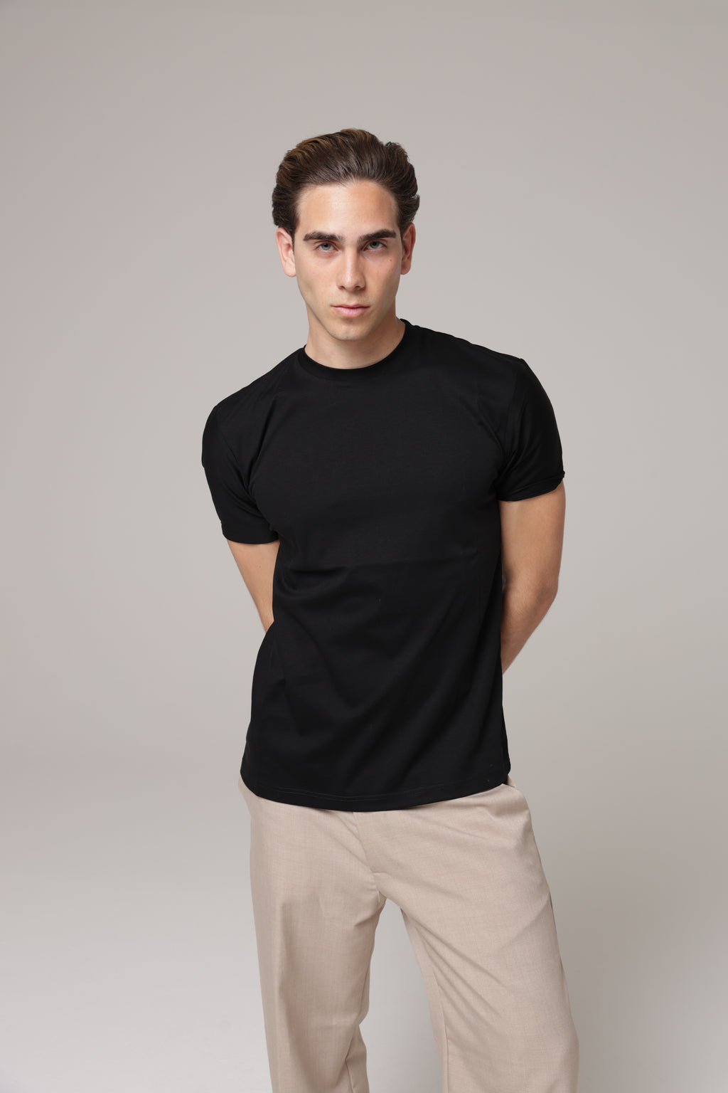 T-Shirt in tessuto di Scozia Premium