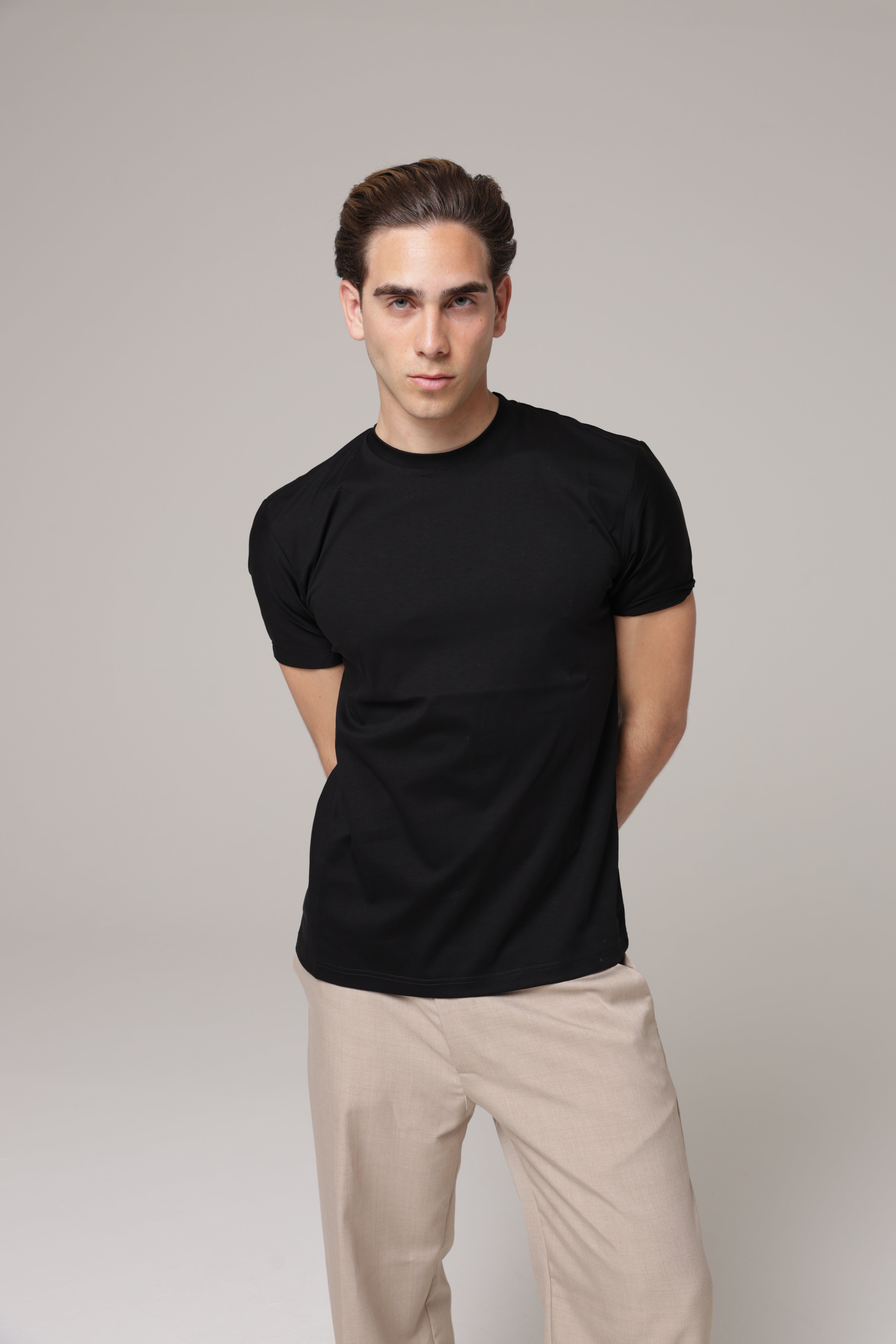 T-Shirt in tessuto di Scozia Premium