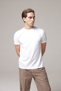 T-Shirt in tessuto di Scozia Premium