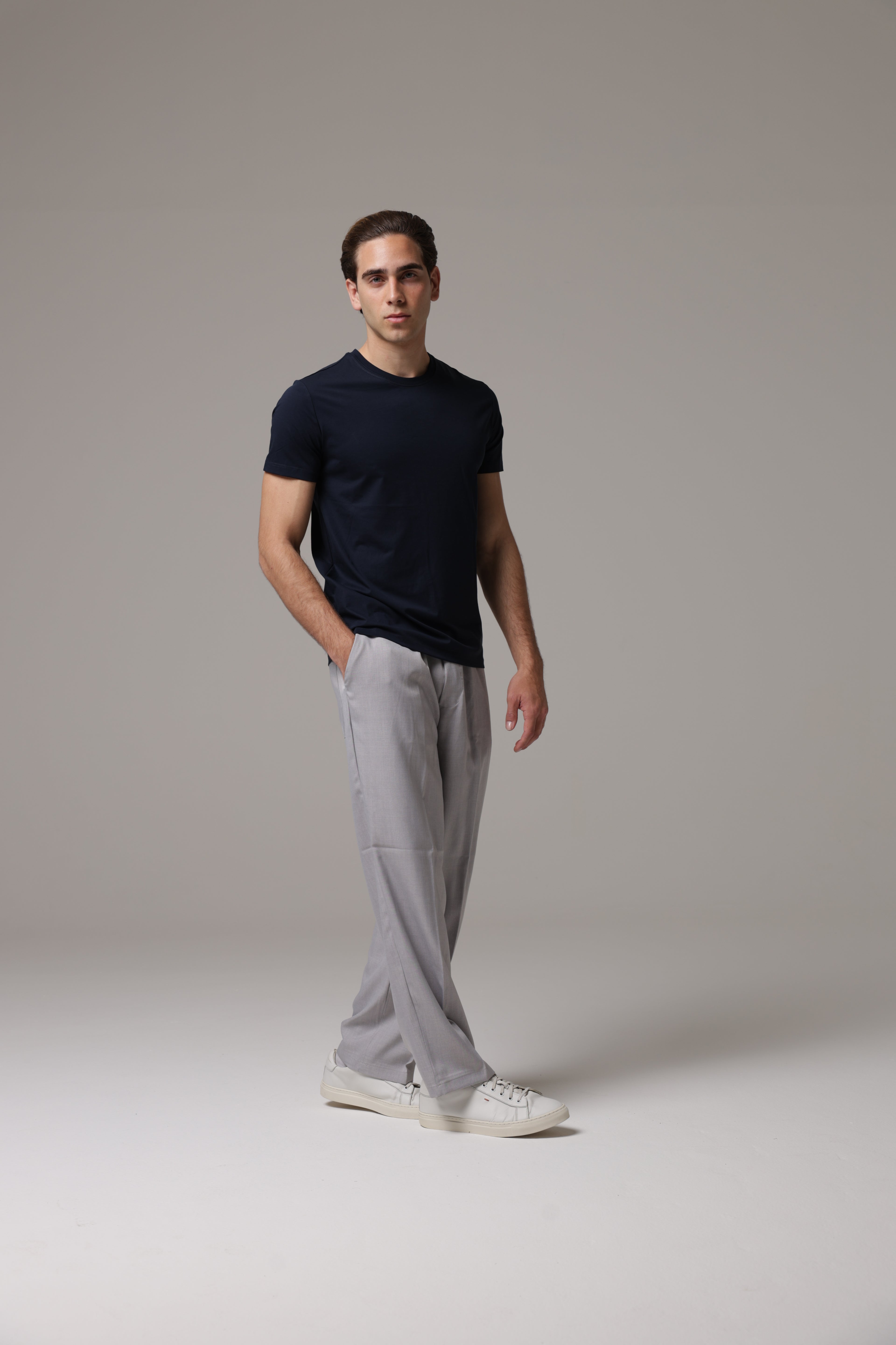 T-shirt in Filo di scozia