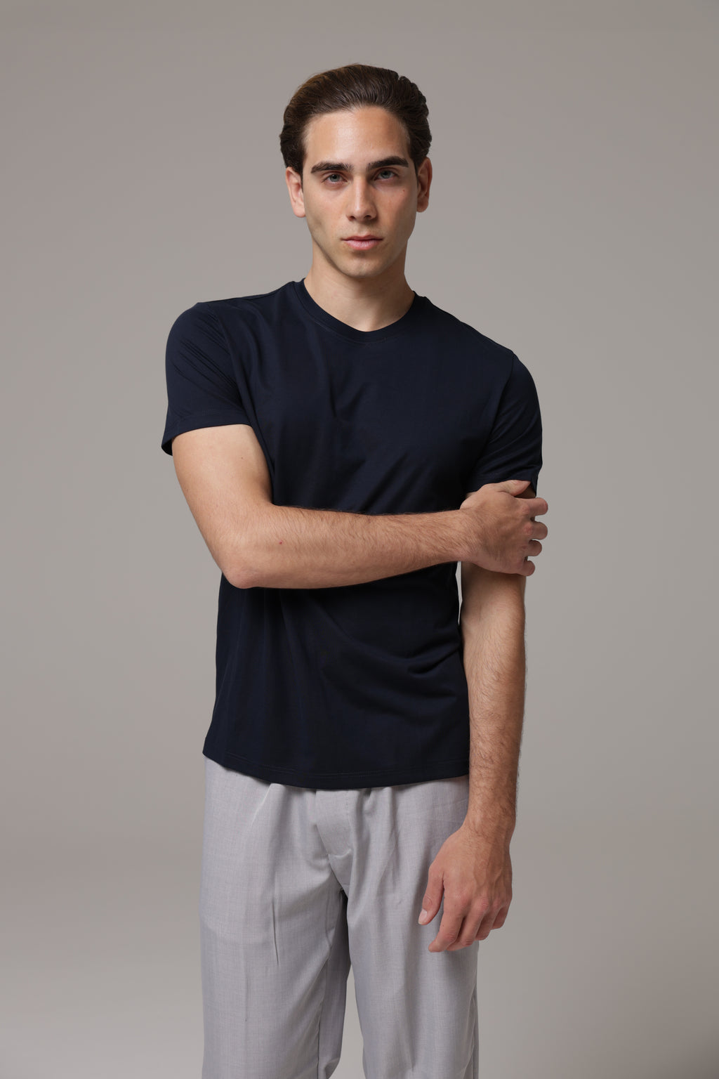T-shirt in Filo di scozia