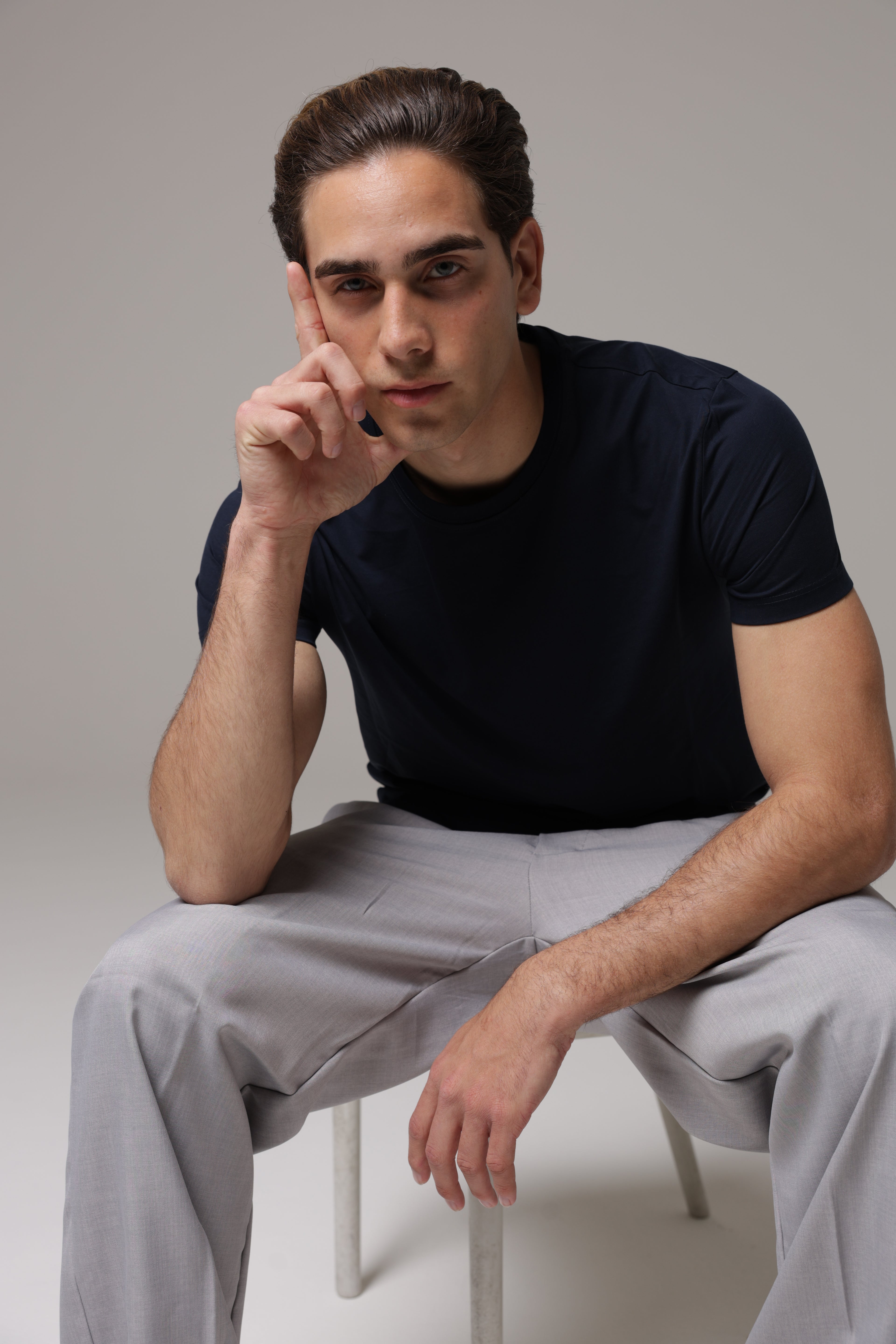 T-shirt in Filo di scozia