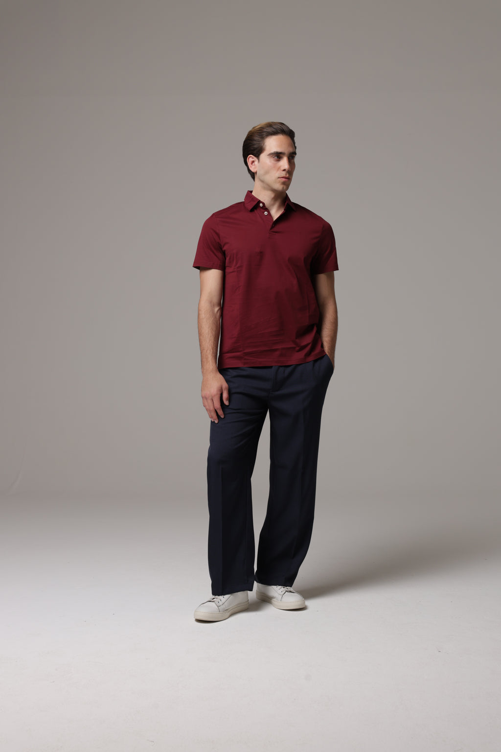 Polo in tessuto di Scozia Premium