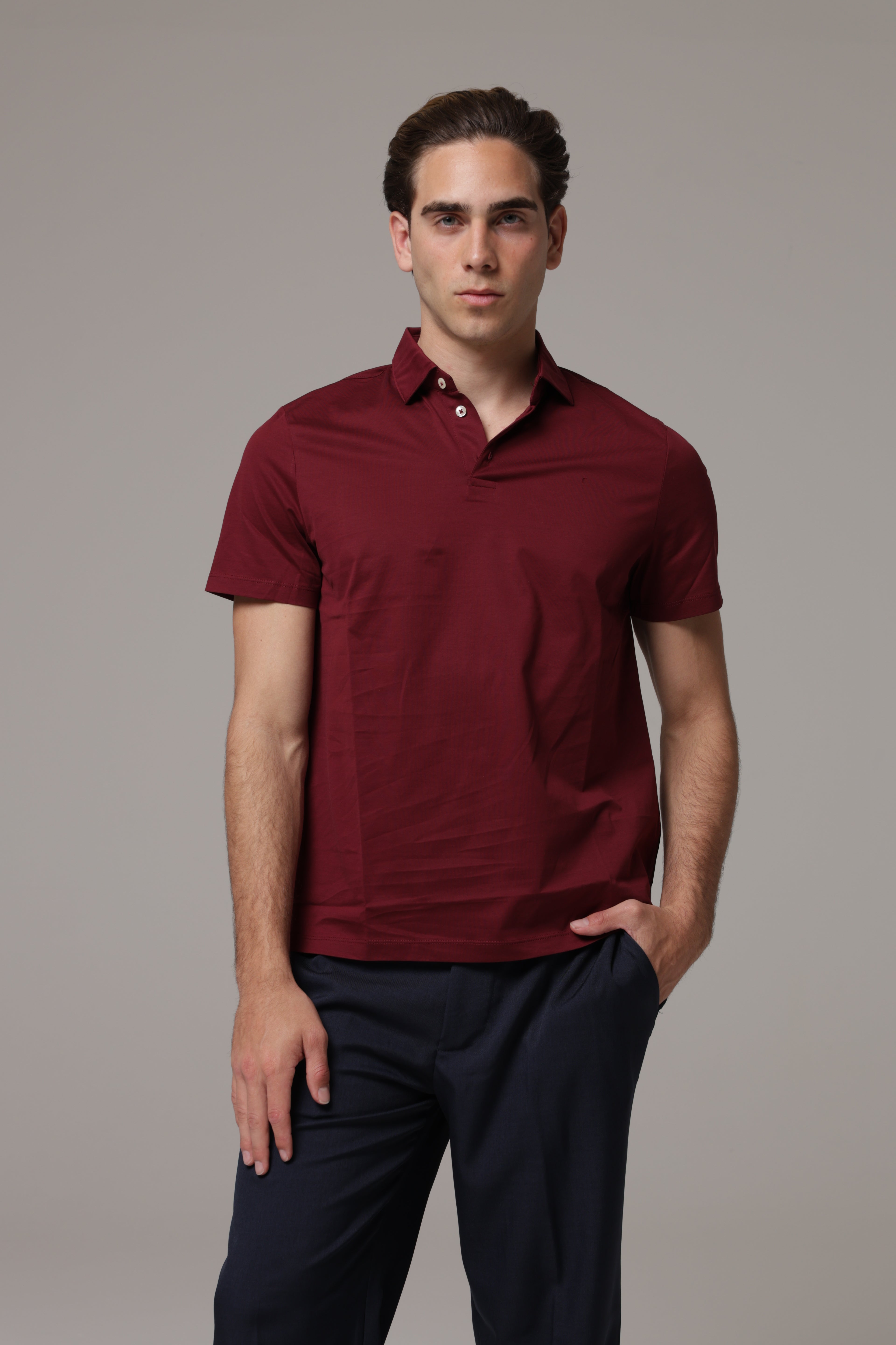 Polo in tessuto di Scozia Premium