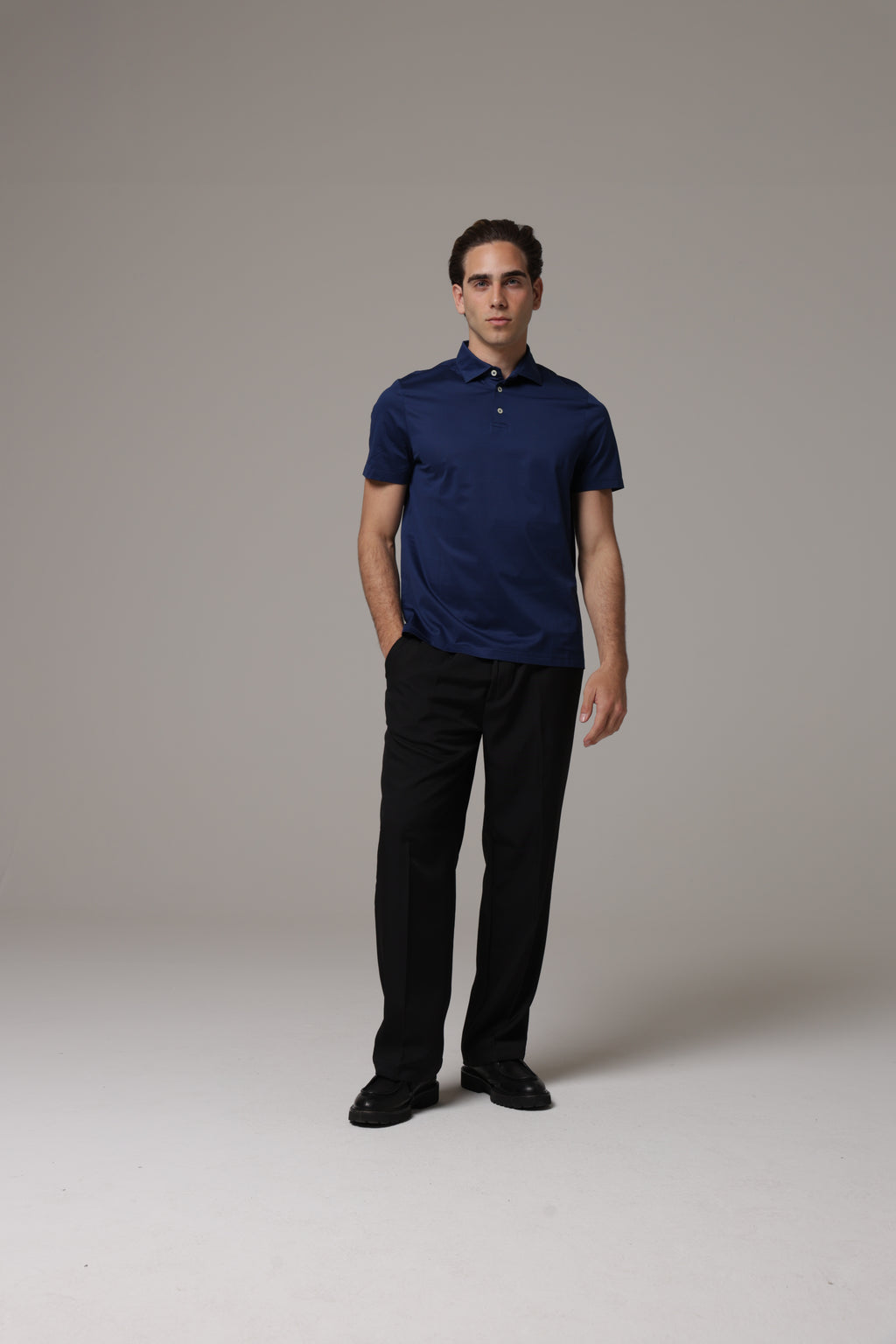 Polo in tessuto di Scozia Premium