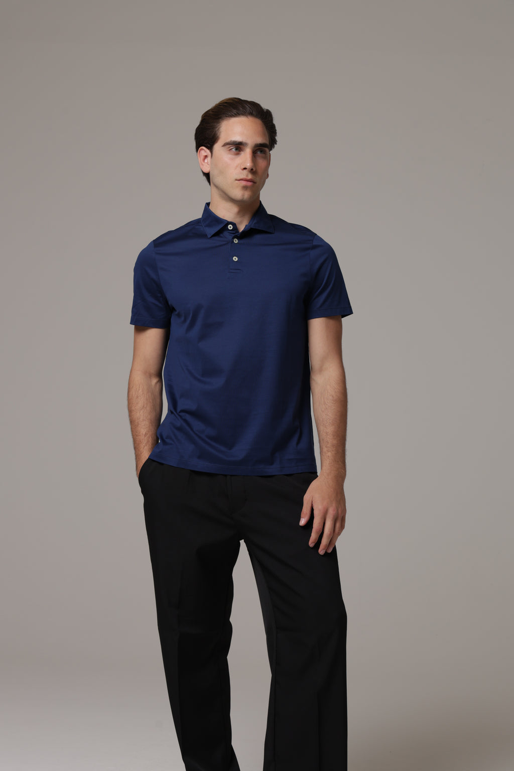 Polo in tessuto di Scozia Premium