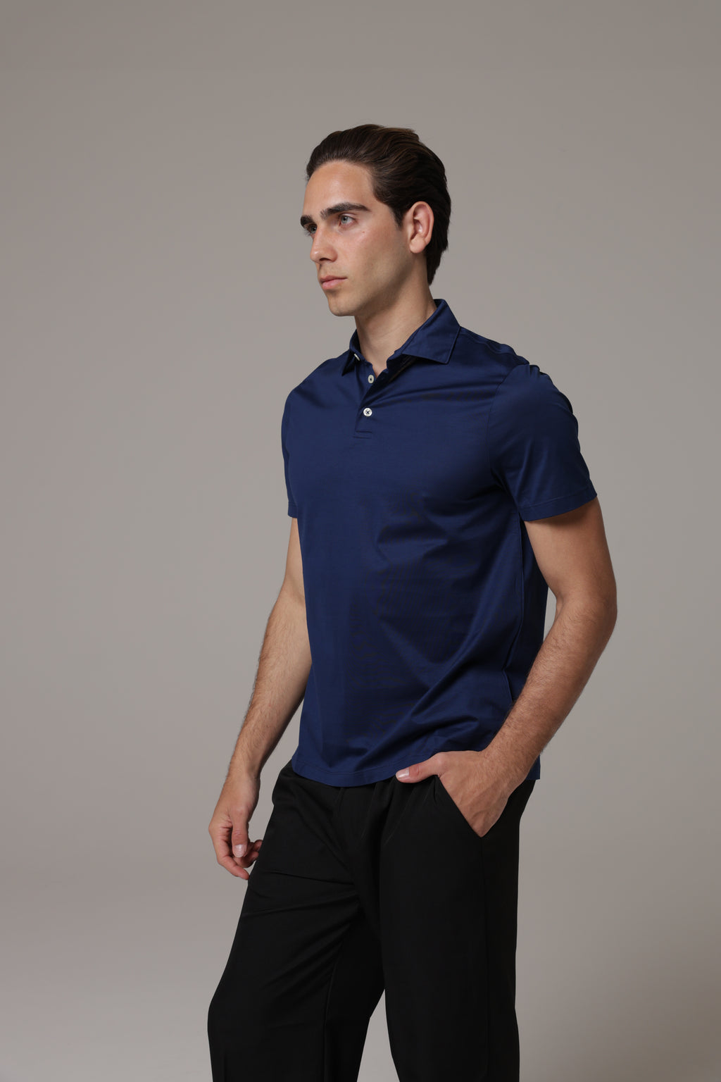 Polo in tessuto di Scozia Premium