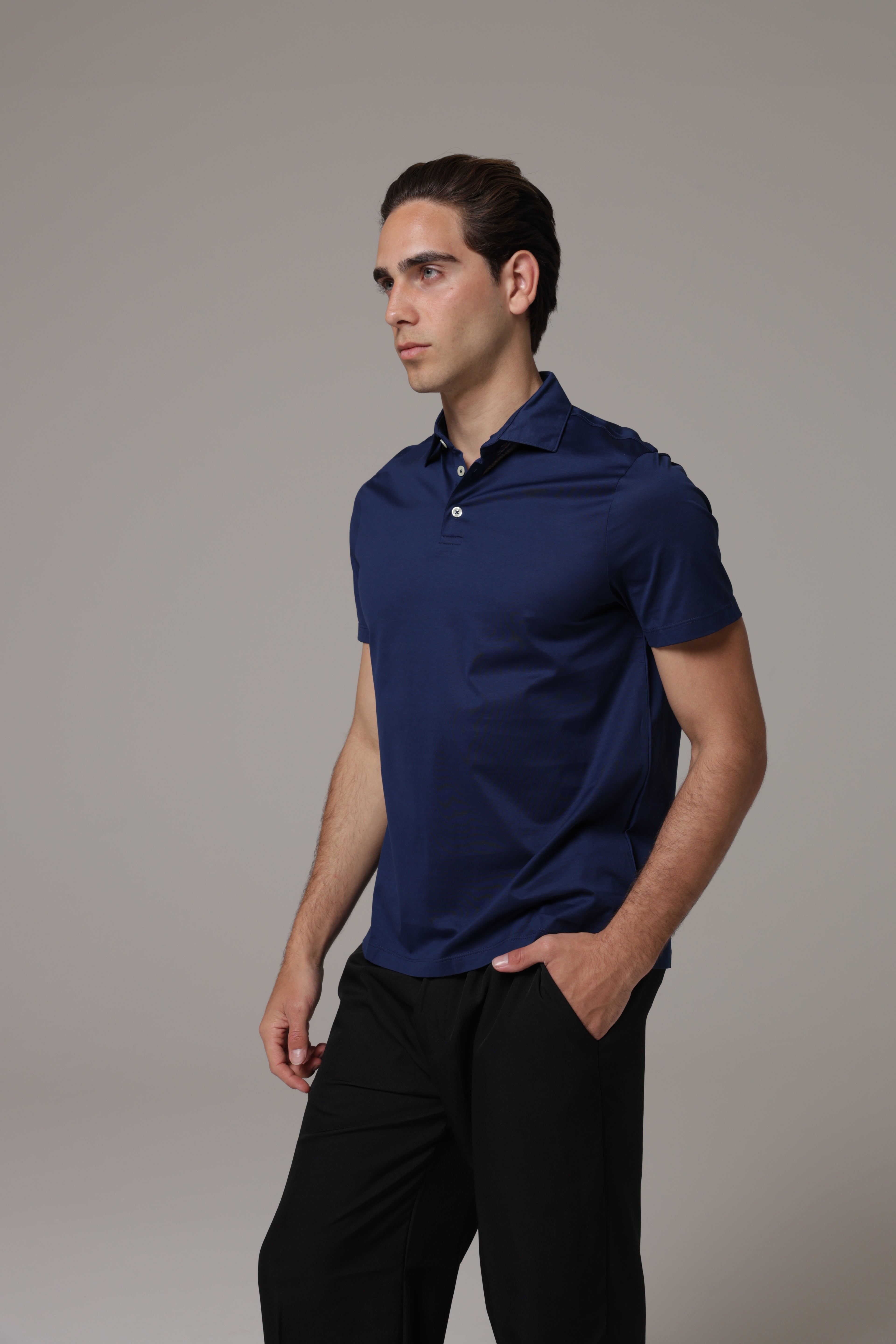 Polo in tessuto di Scozia Premium