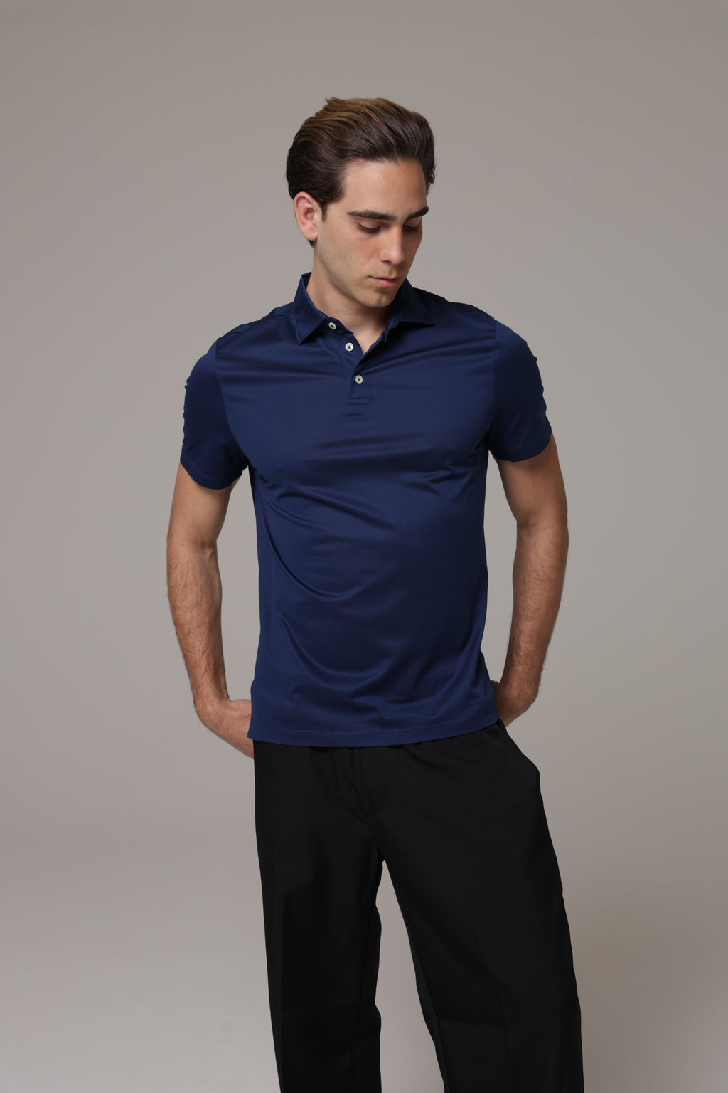 Polo in tessuto di Scozia Premium