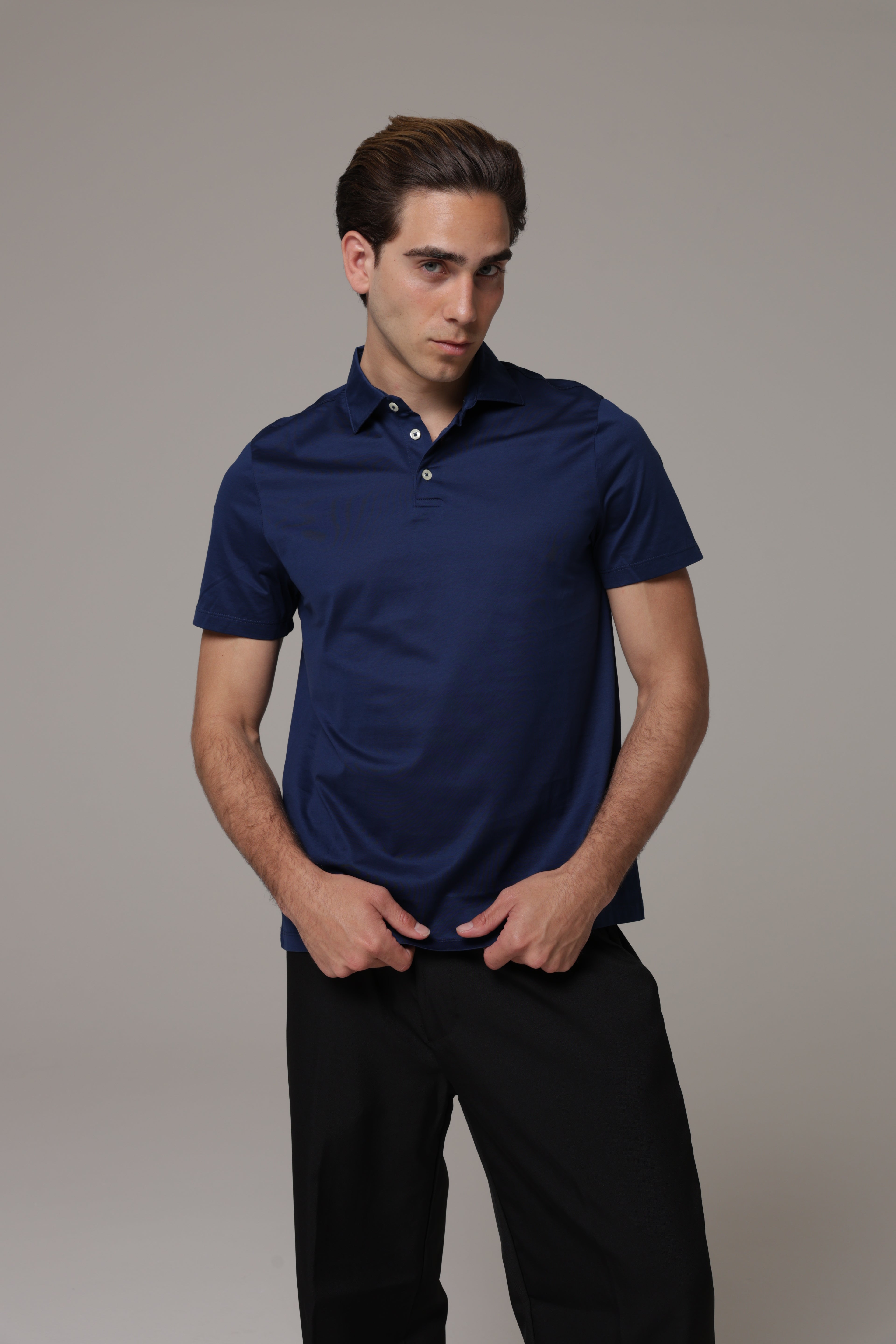 Polo in tessuto di Scozia Premium