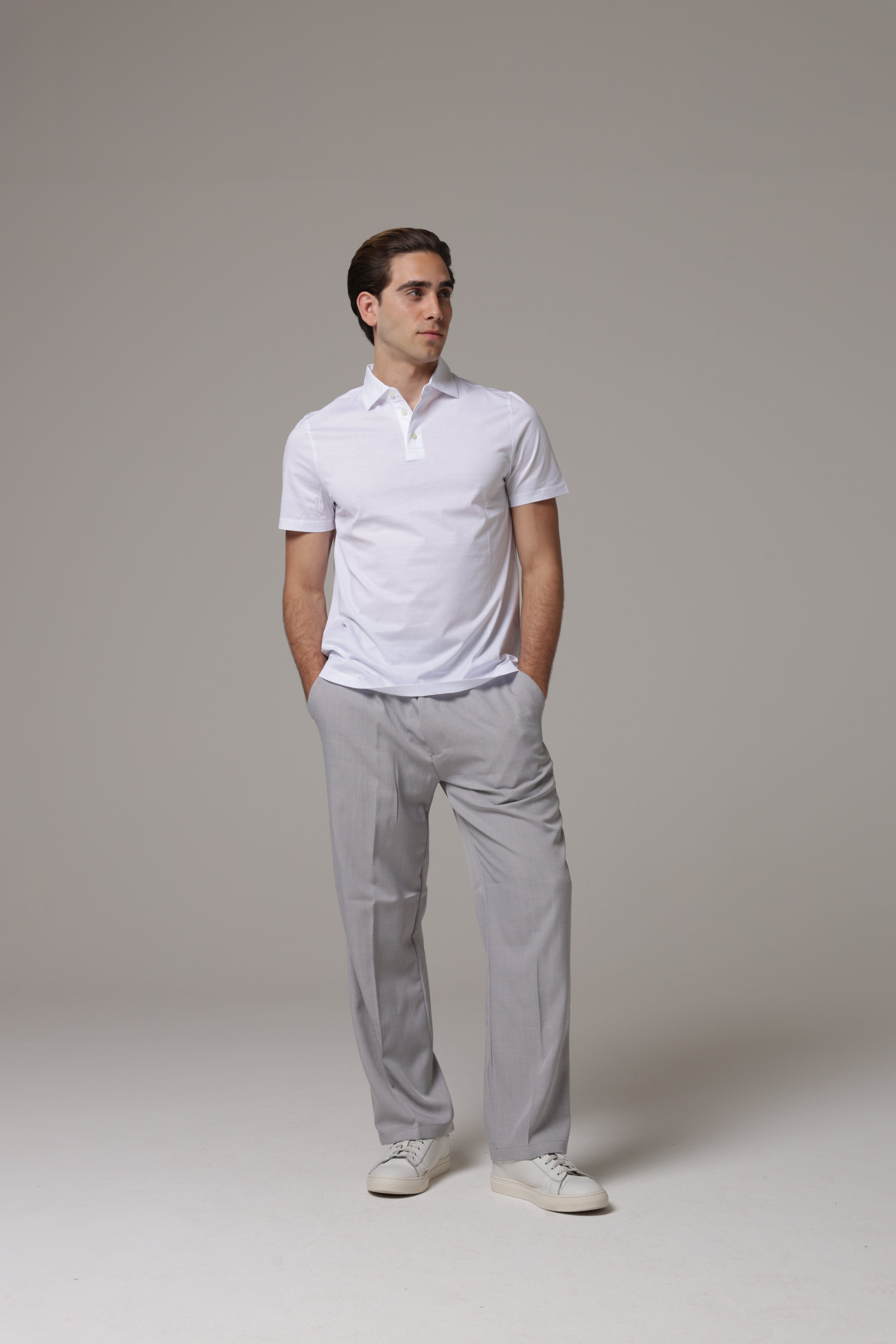 Polo in tessuto di Scozia Premium