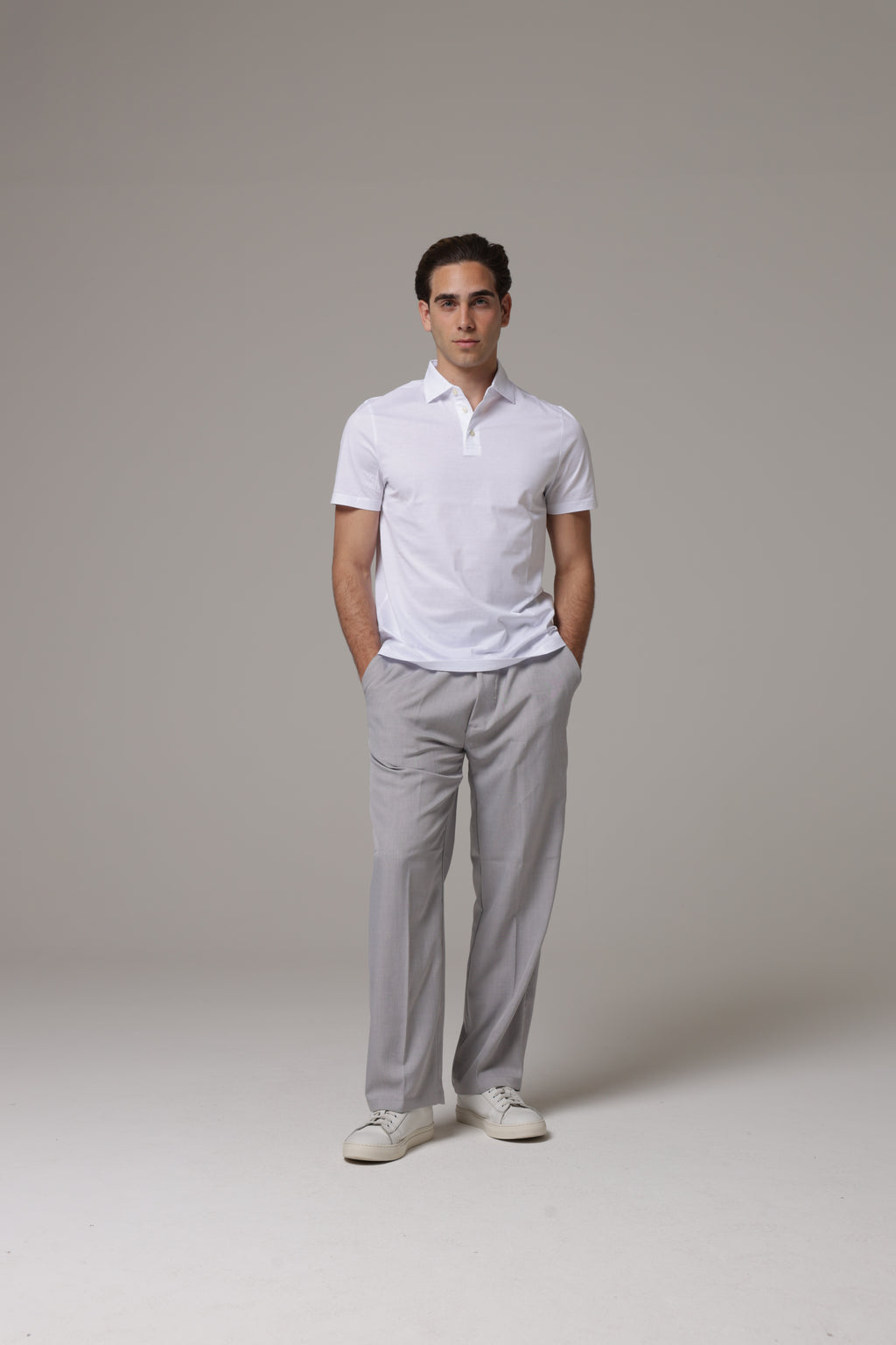 Polo in tessuto di Scozia Premium