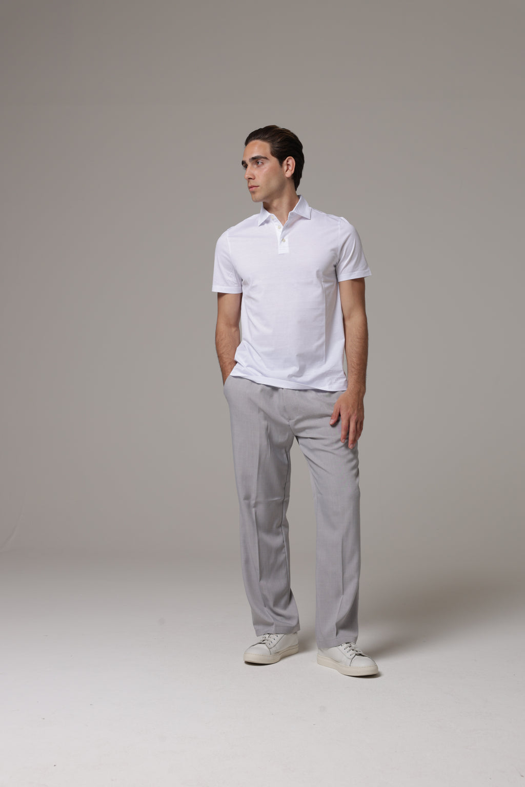 Polo in tessuto di Scozia Premium