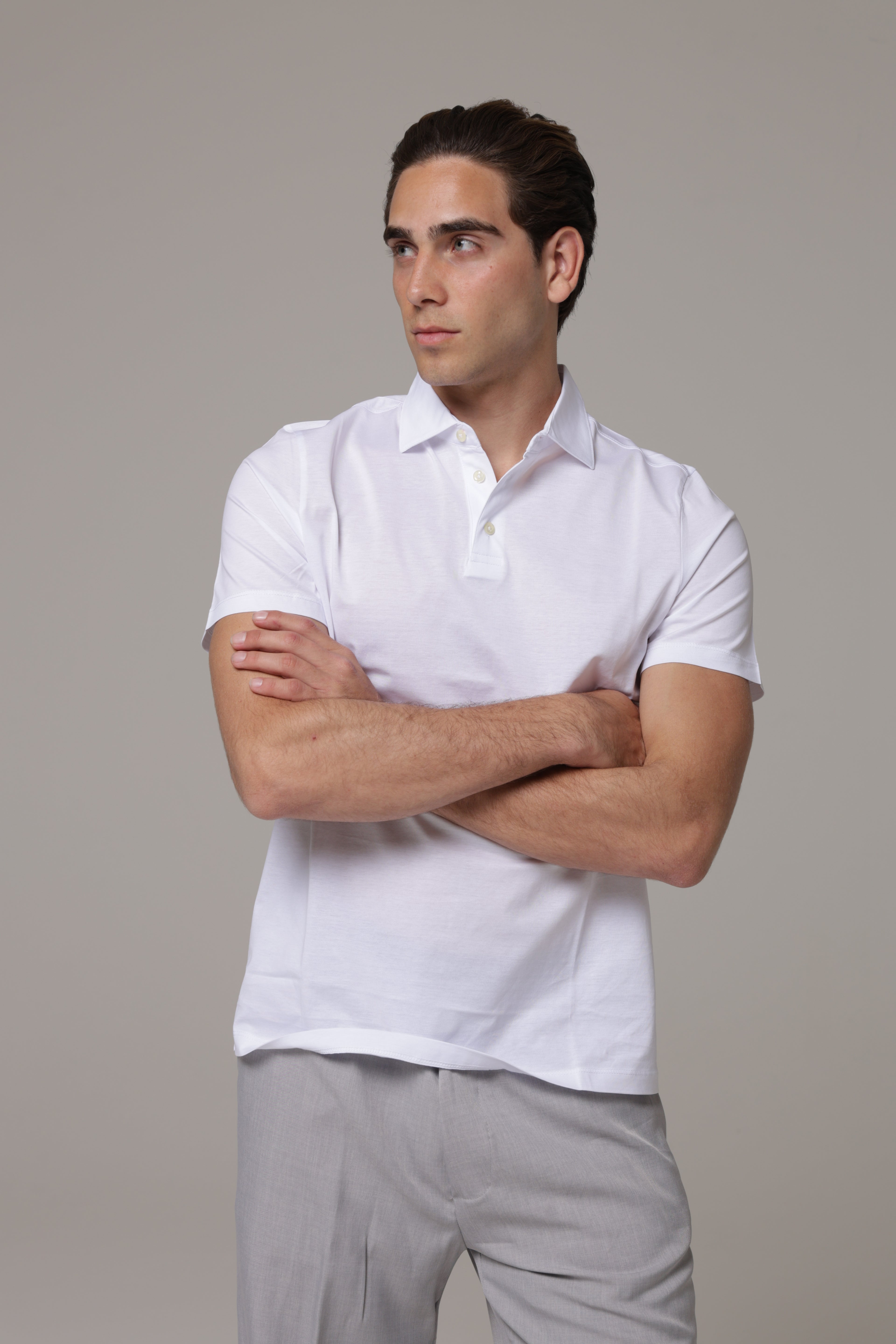 Polo in tessuto di Scozia Premium