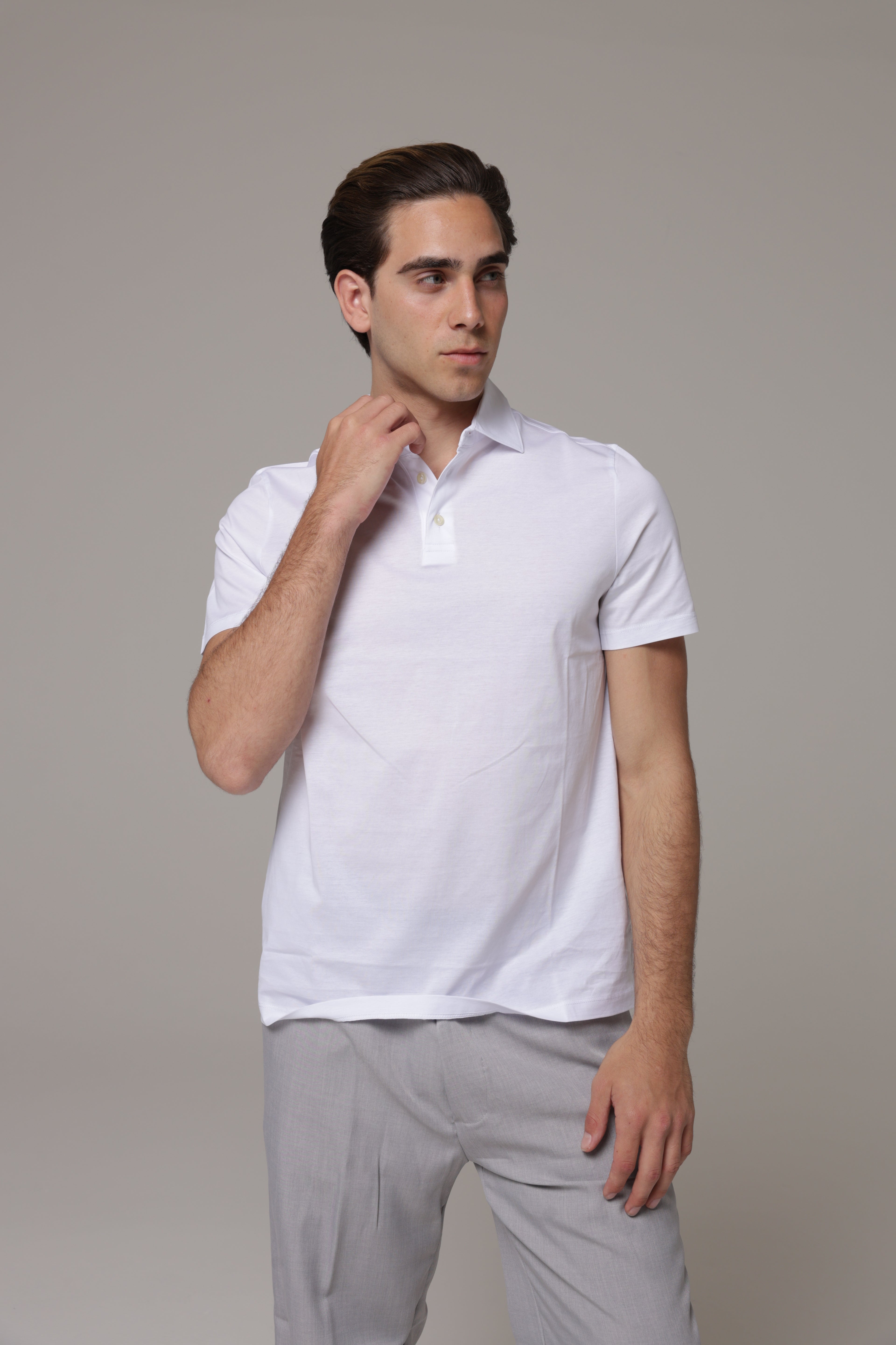 Polo in tessuto di Scozia Premium
