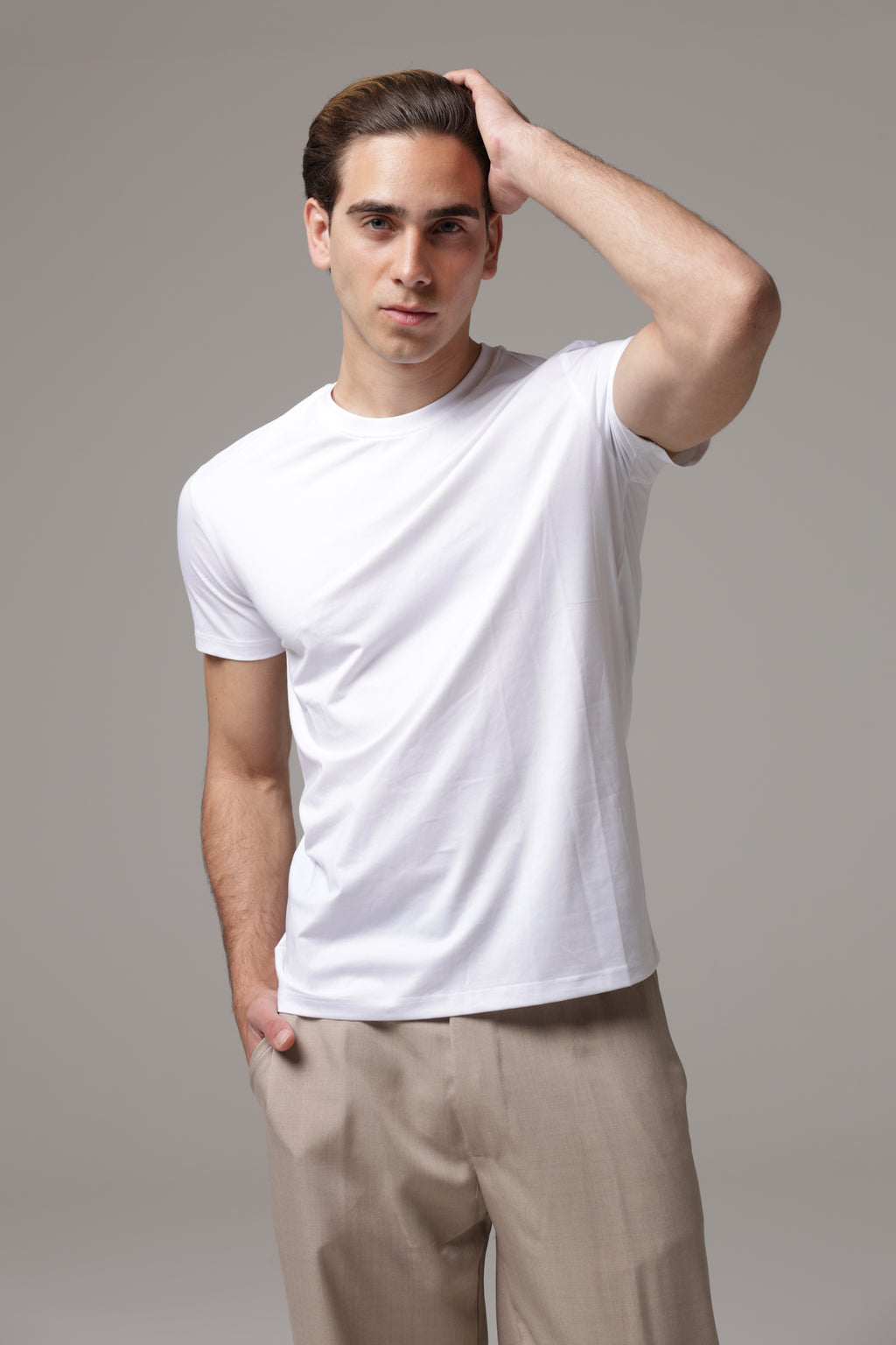 T-shirt in Filo di scozia