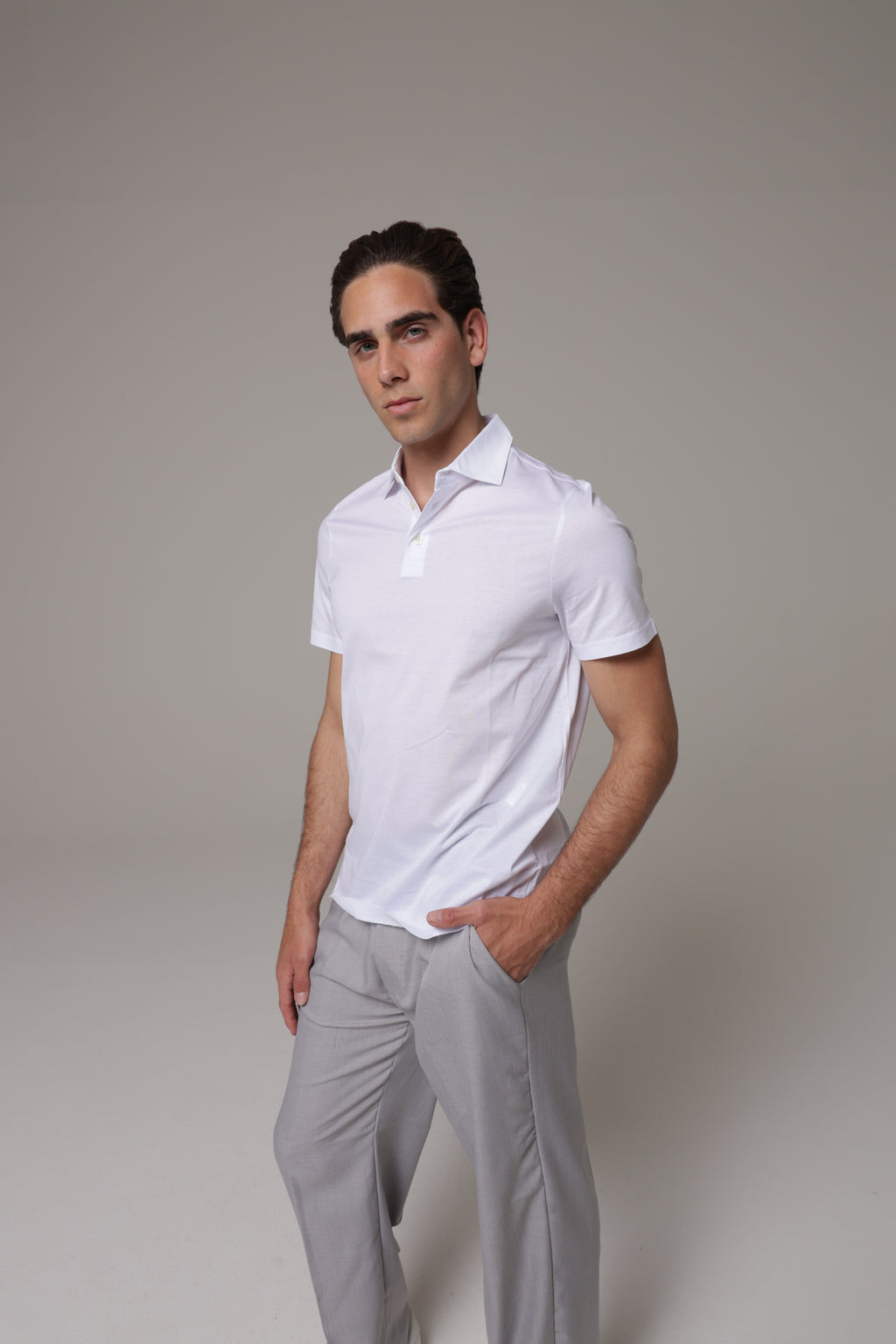Polo in tessuto di Scozia Premium