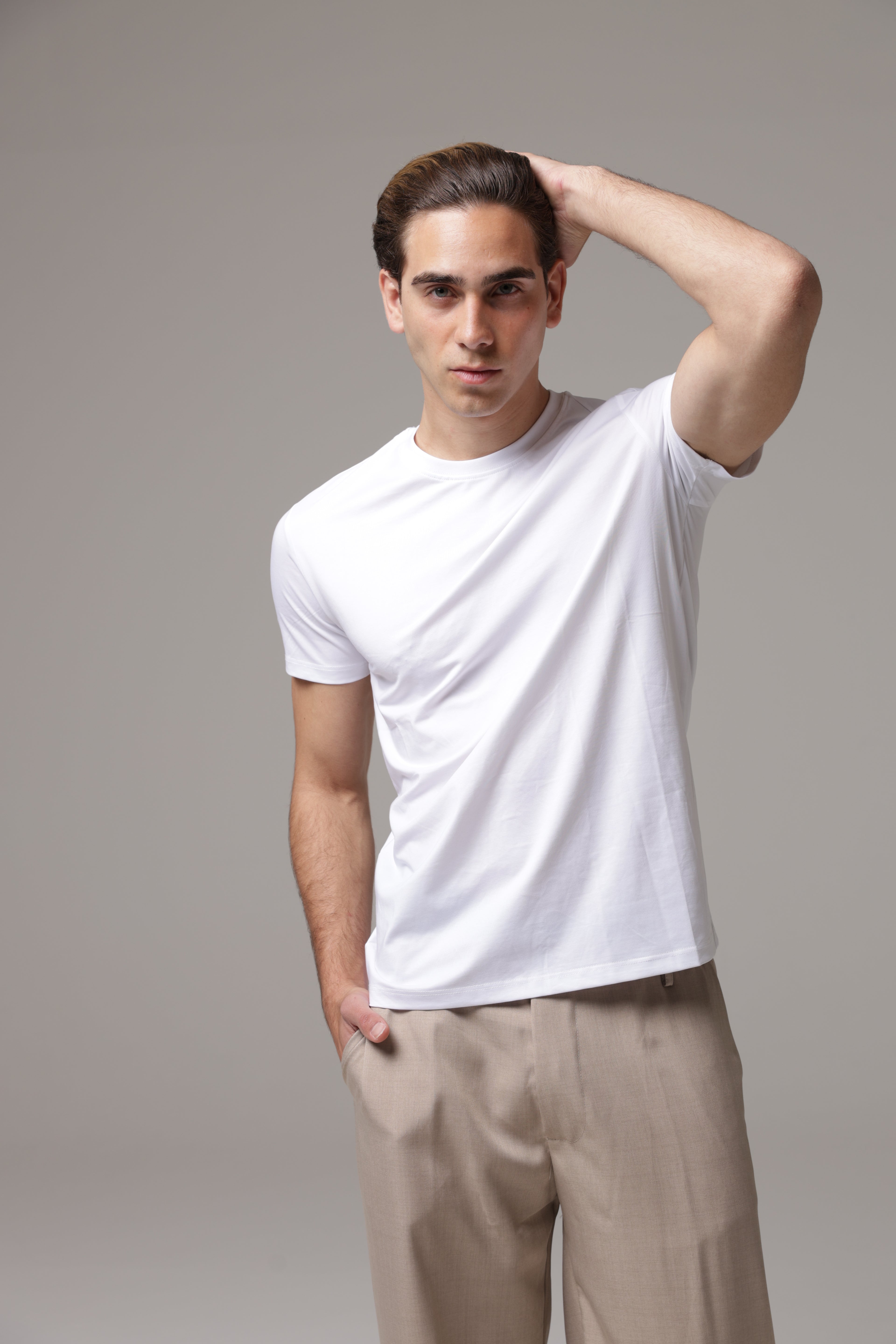 T-shirt in Filo di scozia