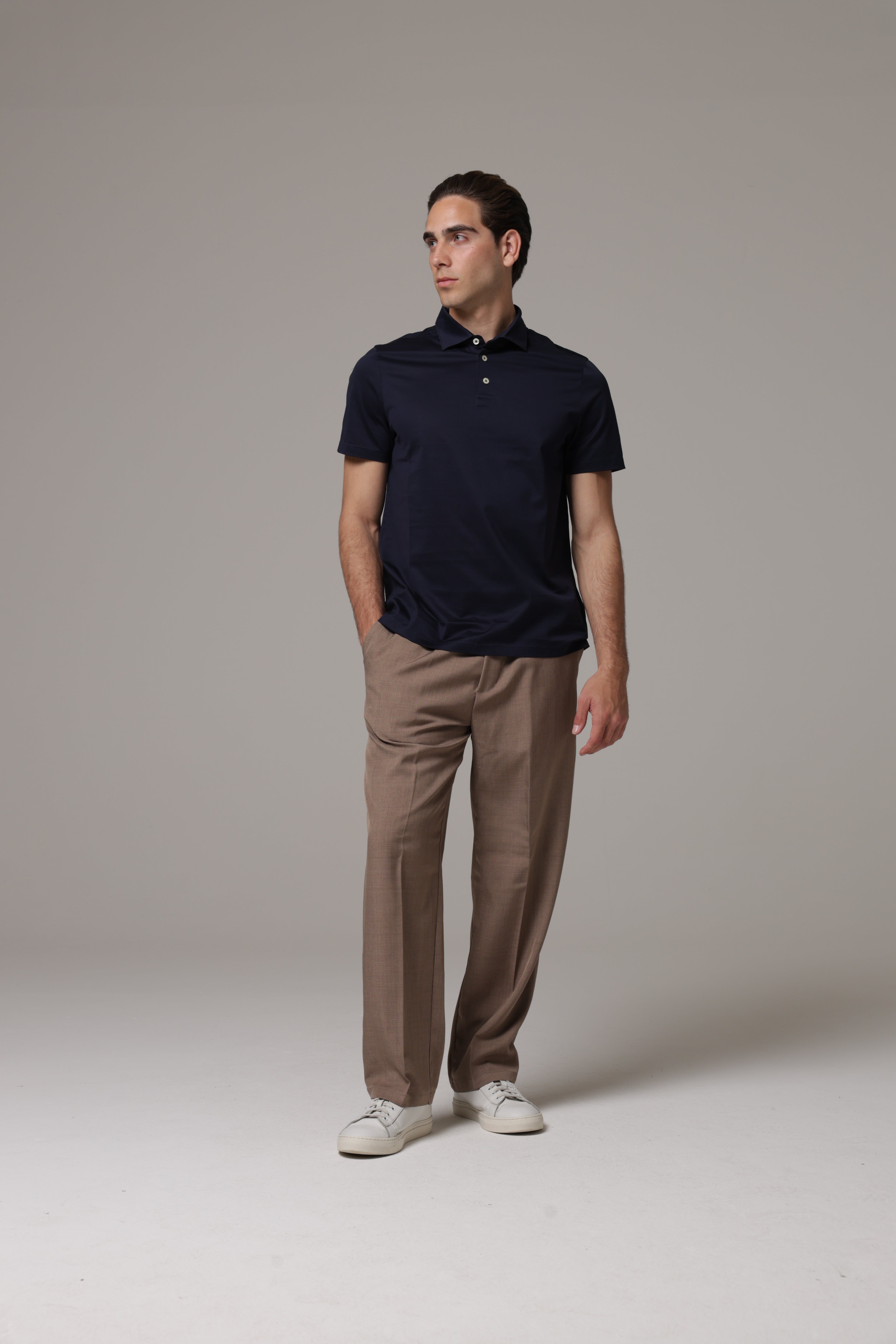 Polo in tessuto di Scozia Premium