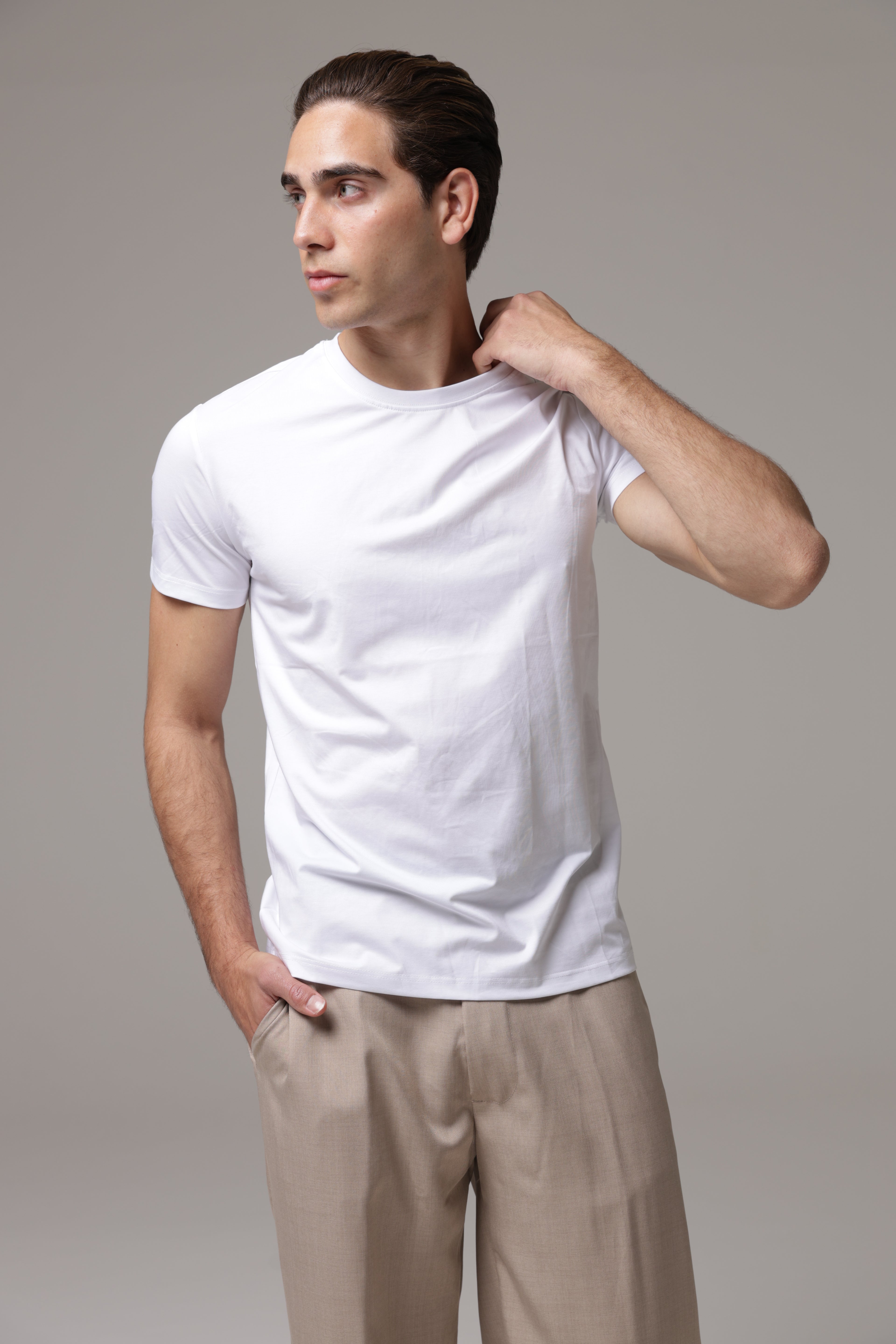 T-shirt in Filo di scozia