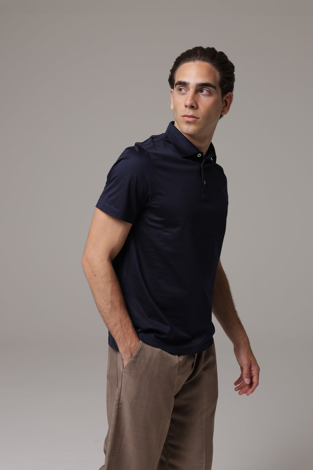 Polo in tessuto di Scozia Premium